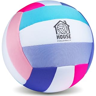 in The House Soft Indoor Volleyball for Boys & Girls (Ages 3+) – Realistic Feel - Training Ball for Indoor Play - Bring Vball Practice Home - Great Gift for Any Volleyball Player - Amazon product rated Grade B