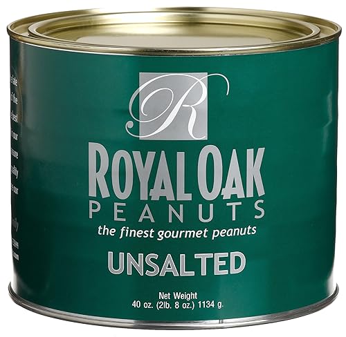 Royal Oak Gourmet - Cacahuetes de Virginia sin sal, 40 onzas