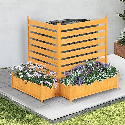 FORTUNO Cama de jardín elevada galvanizada de 8 x 4 x 1 pies, 96 x 47.2 x 12 pulgadas, maceta grande de jardinería para verduras, caja elevada de