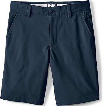 Lands End School Uniform Boys Active Chino Shorts