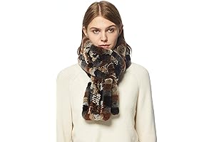 Luxurious Genuine Fur Scarf: Indulge in Winter Warmth and Style