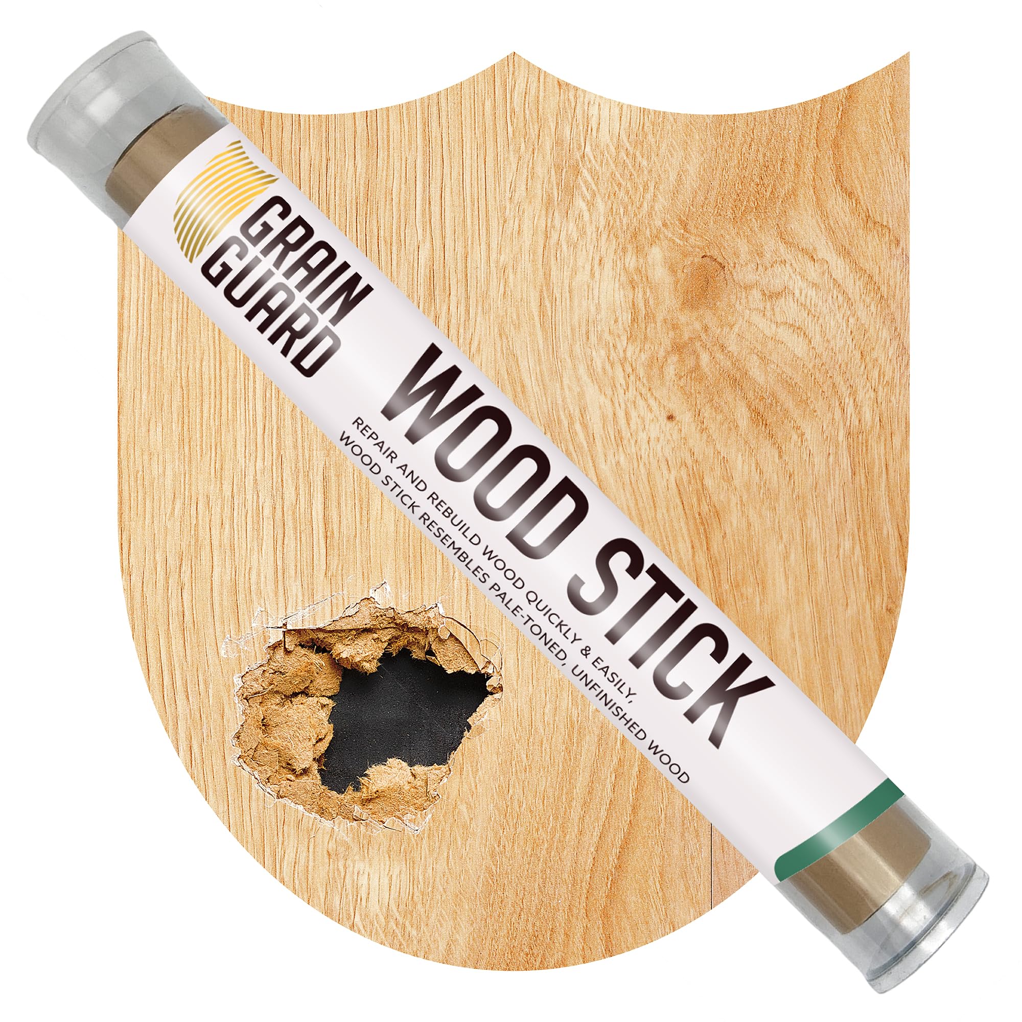 Epoxy Stick Wood Repair Putty | 7-Inch Mouldable Epoxy Stick | Repair, Rebuild & Repaint | Perfect for Fixing Doors, Windows, Furniture | Durable, Easy-to-Use Wood Filler