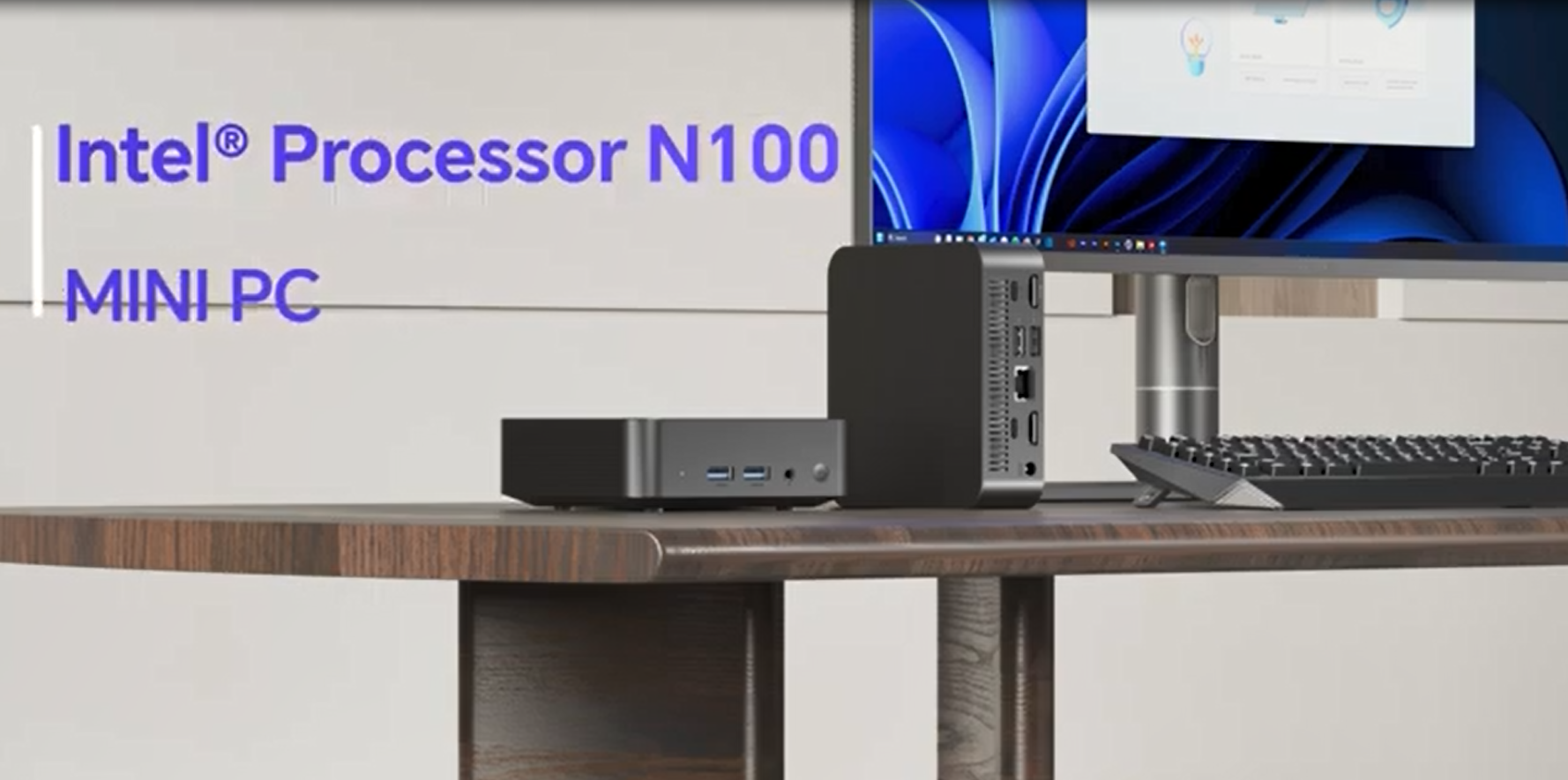 Mini PC N100 12th Mini Computers, W-11 Pro 16GB DDR4 RAM 512GB