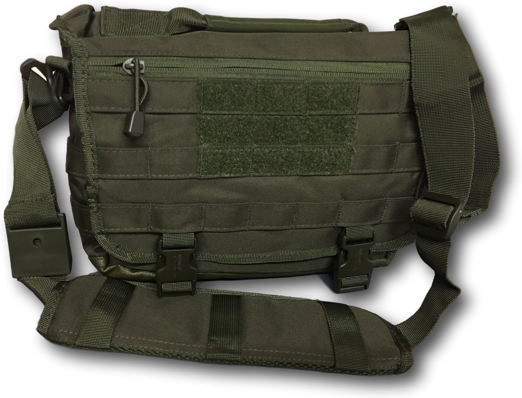 Military Style Molle Shoulder Bag,Cmouflage and plain options, notepad, ipad, 12inch laptop bag (OLIVE)