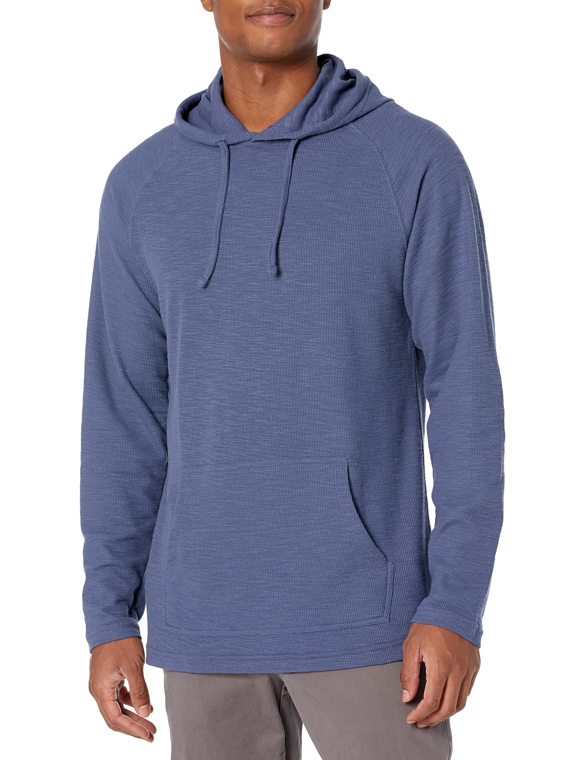 Amazon Essentials Herren Langärmeliger Thermo-Kapuzenpullover aus Flammgarn (Früher Goodthreads), Jeans, 3XL