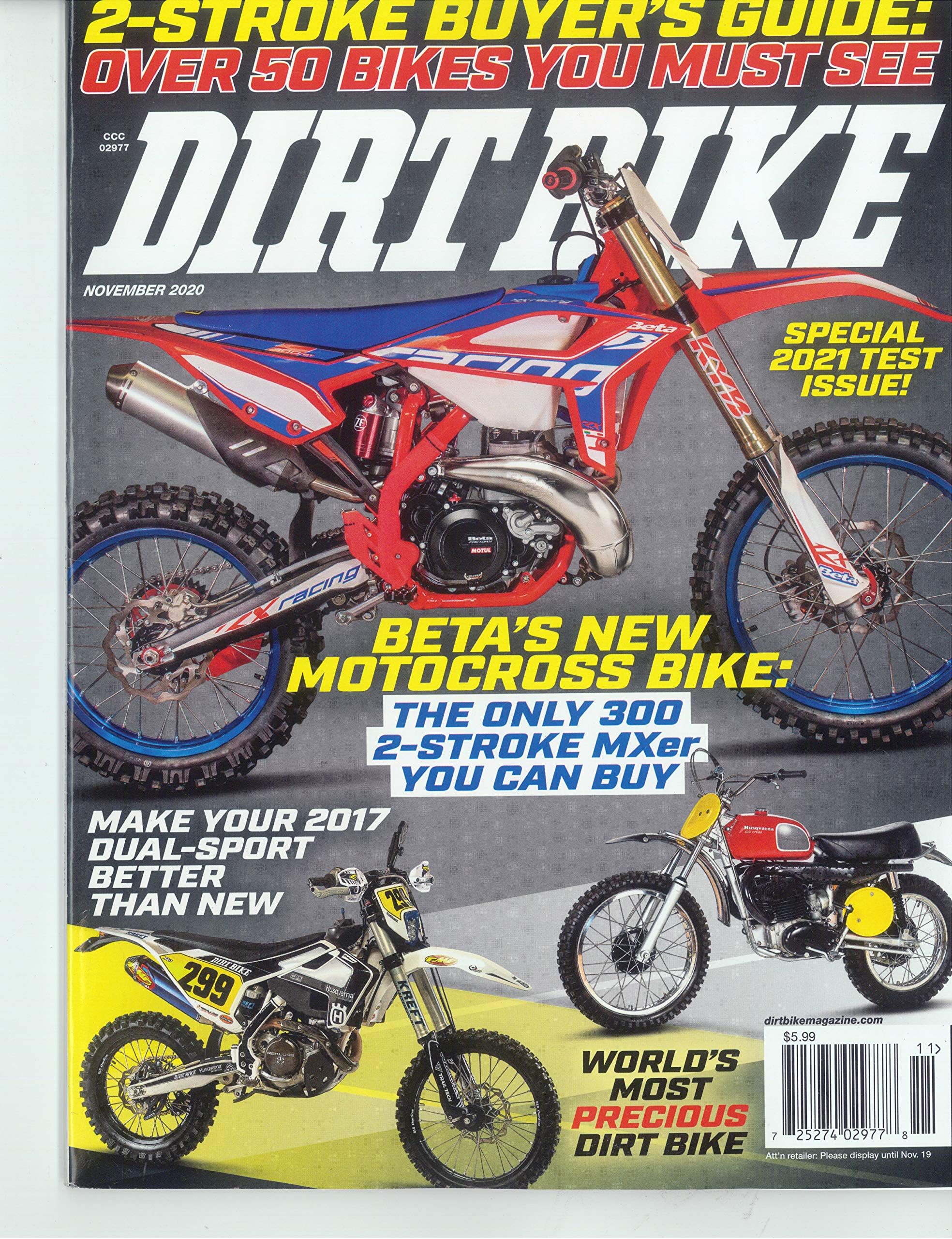 DIRT BIKE MAGAZINE. - NOVEMBER 2020 - BETA'S NEW MOTOCROSS BIKE Unknown Binding