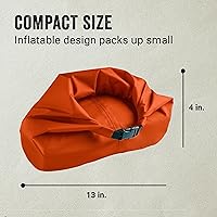 Vista 2 de Coleman Kompact - Colchoneta inflable para campamento con válvula de aire integrada y bolsa de transporte incluida, no necesita bomba, parte