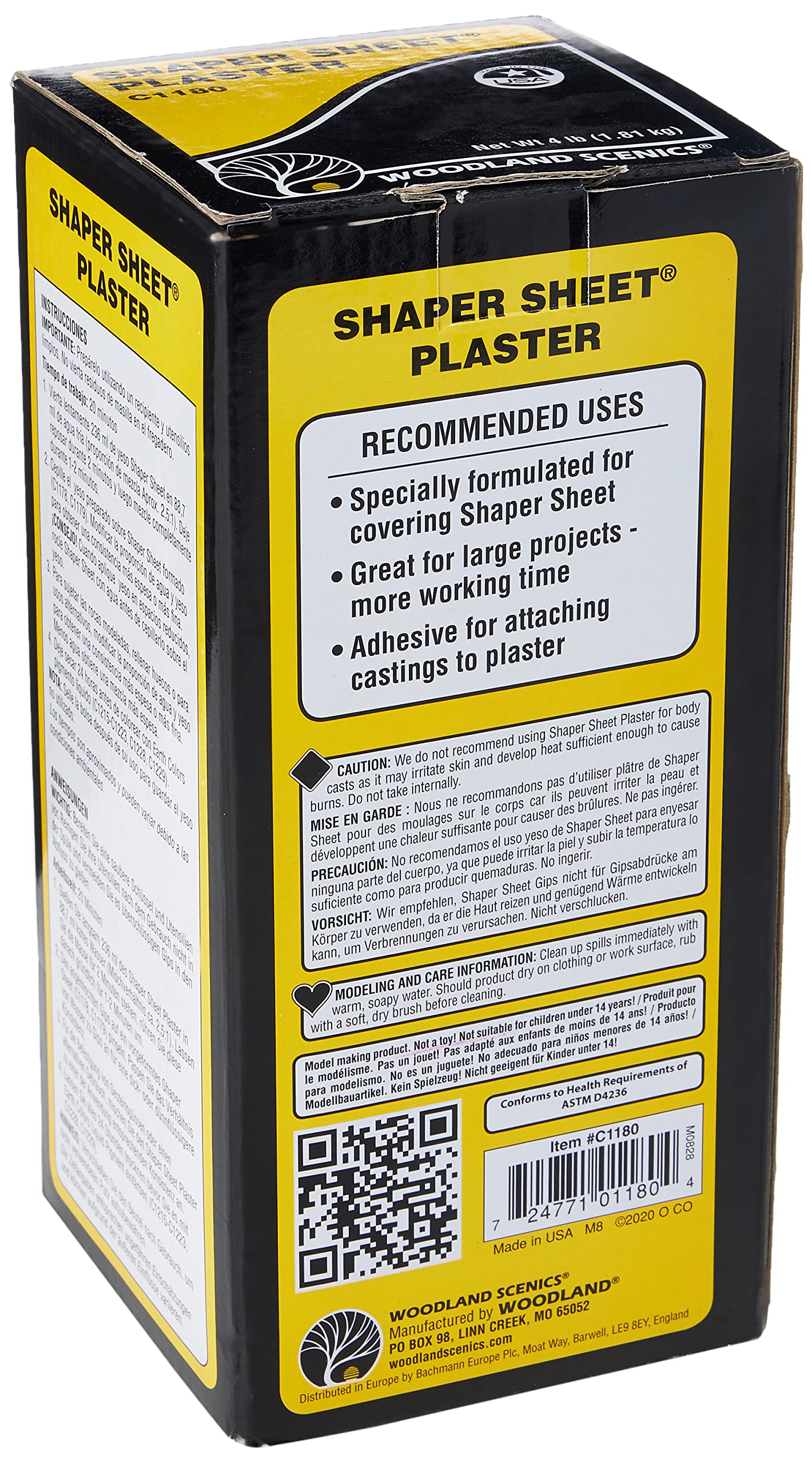 Woodland Scenics Shaper Sheet Plaster-4lb - Image 2