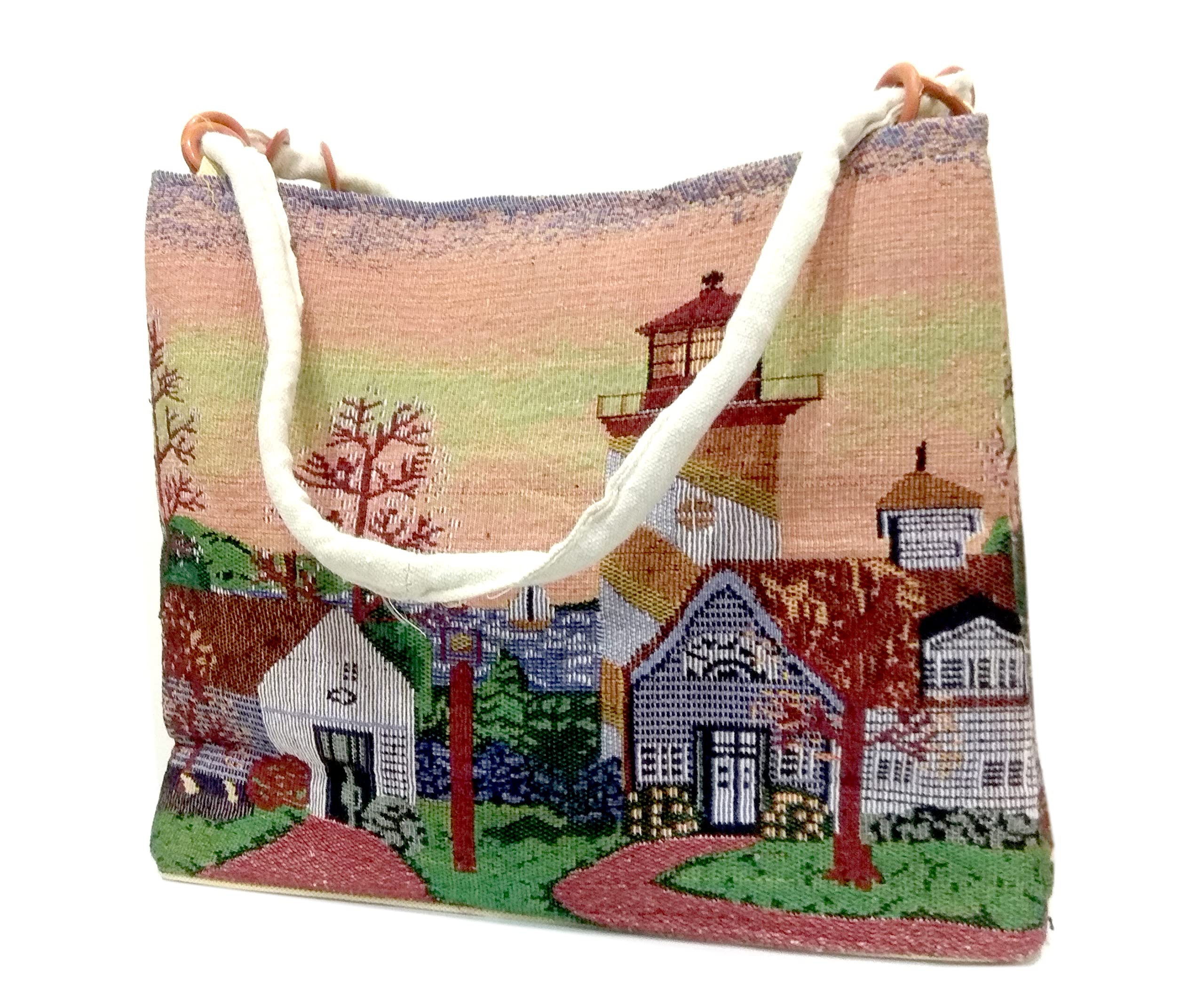 Fclues STOREFclues STORE Multipurpose Hand Bag Lunch Bag Office Daily Use Shoulder Bag for Women Tote Bag Printed (House Printed)