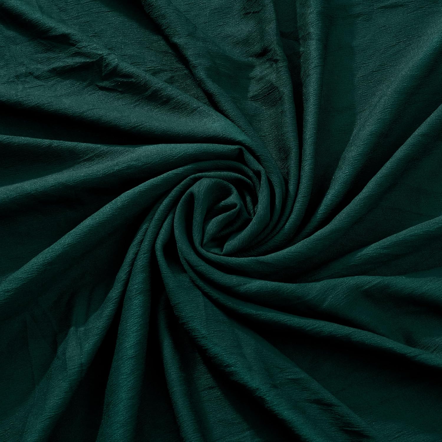 10 Yards Dark Green Chiffon Fabric 74" Wide Sheer Chiffon Fabric by The Yard, Soft and Skin Friendly Thickened Chiffon Cloth for Weddings, Costumes, Tablecloths, and Parties