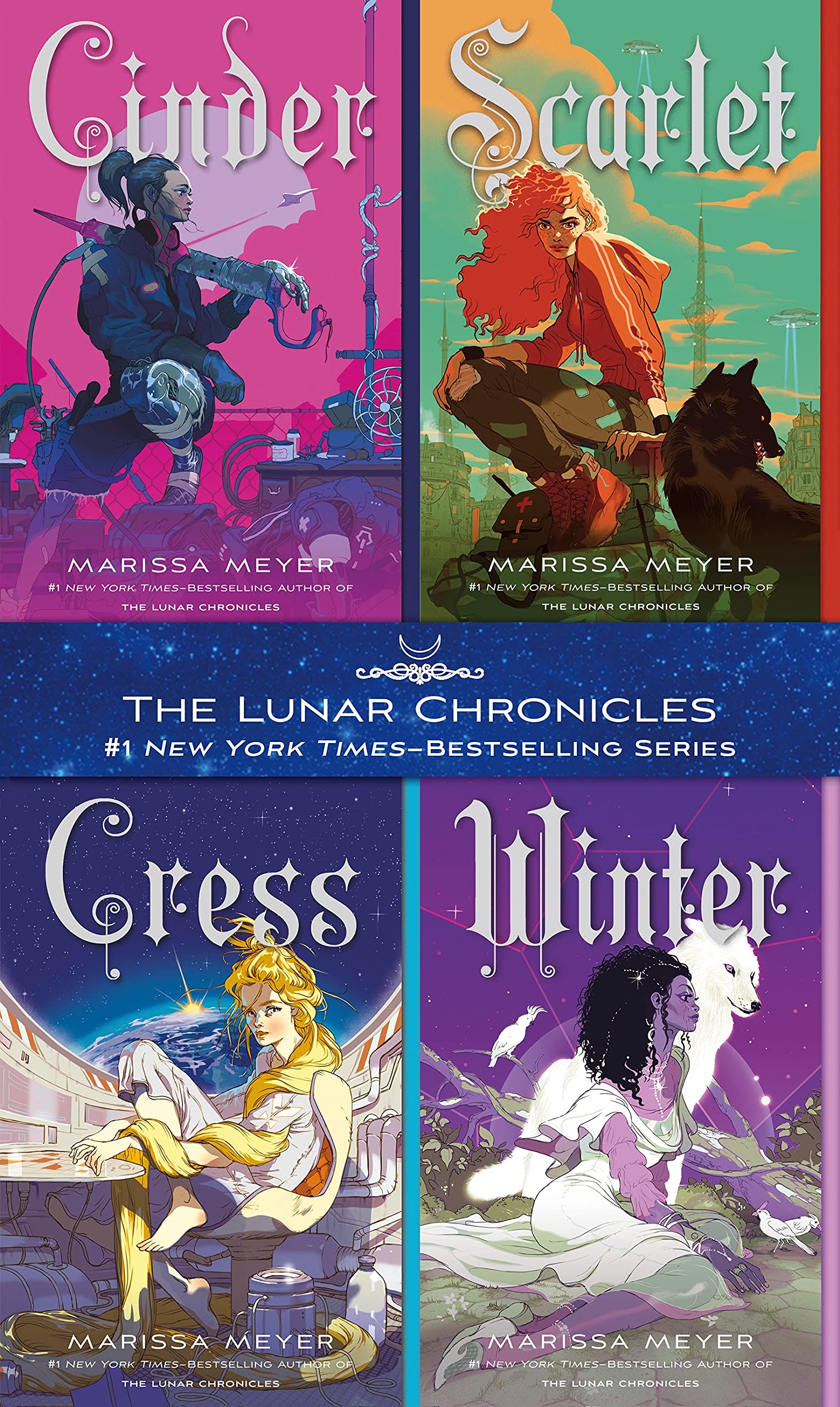 Cover of The Lunar Chronicles: Books 1-4