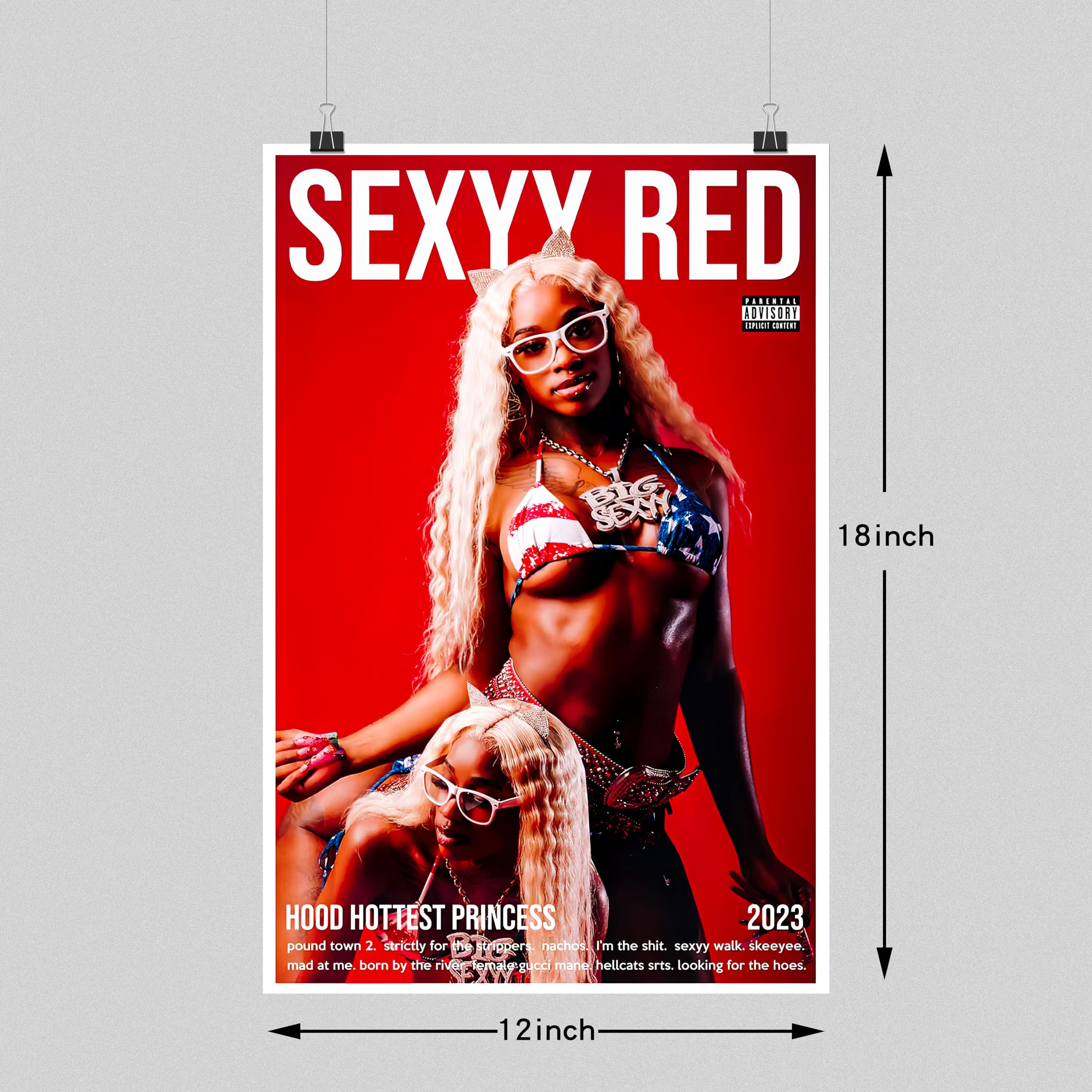 Sexyy Red (Janae Wherry, Rapper) Nude Boobs Porn Posters Canvas Wall Art  Print Decor Gift 12 X 18 Unframed: Posters & Prints - Amazon.com