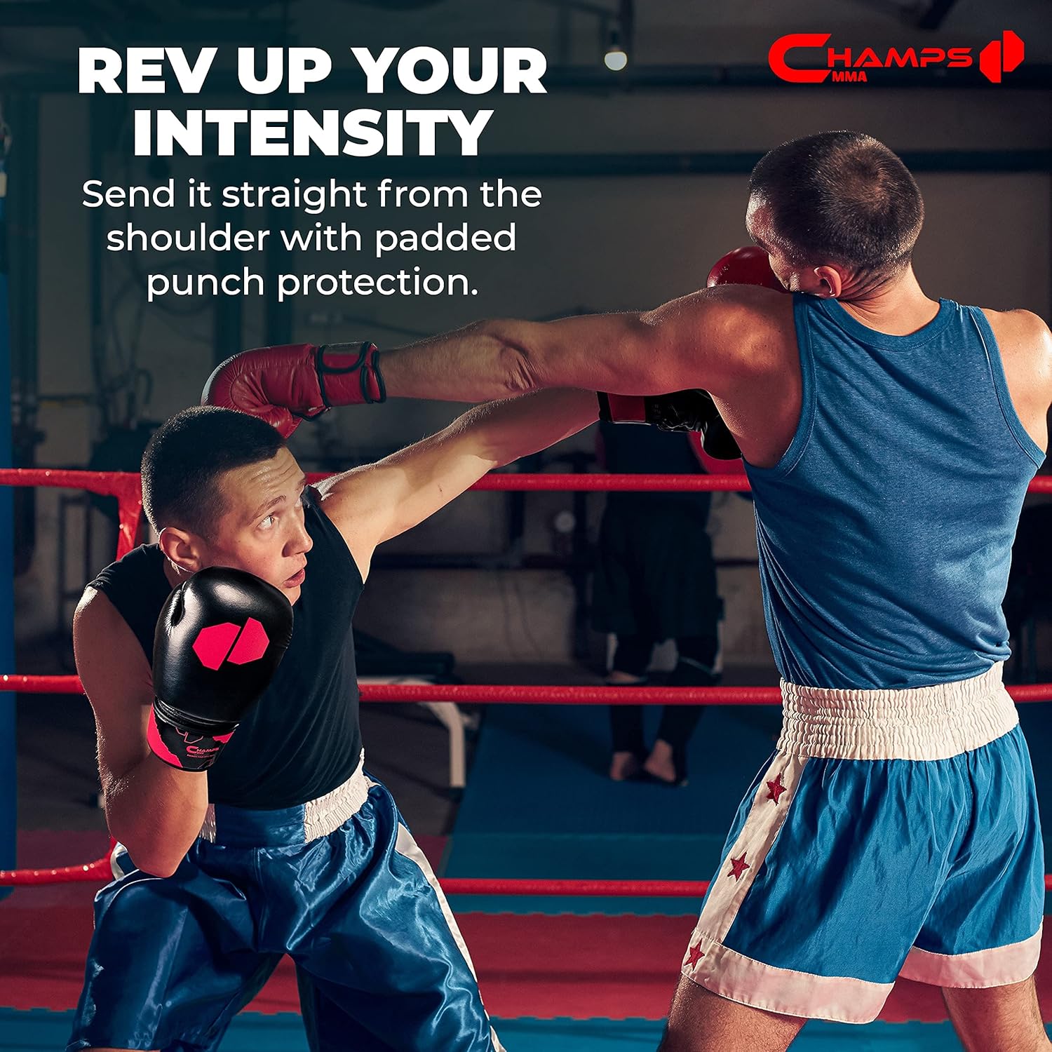 Champs Boxing Gloves for Men and Women – Breathable Martial Arts Gloves with Superior Wrist Support & Shock Absorption – Padded Kickboxing, Boxing, & Muay Thai Gloves for Athletes by Champs MMA : Sports & Outdoors