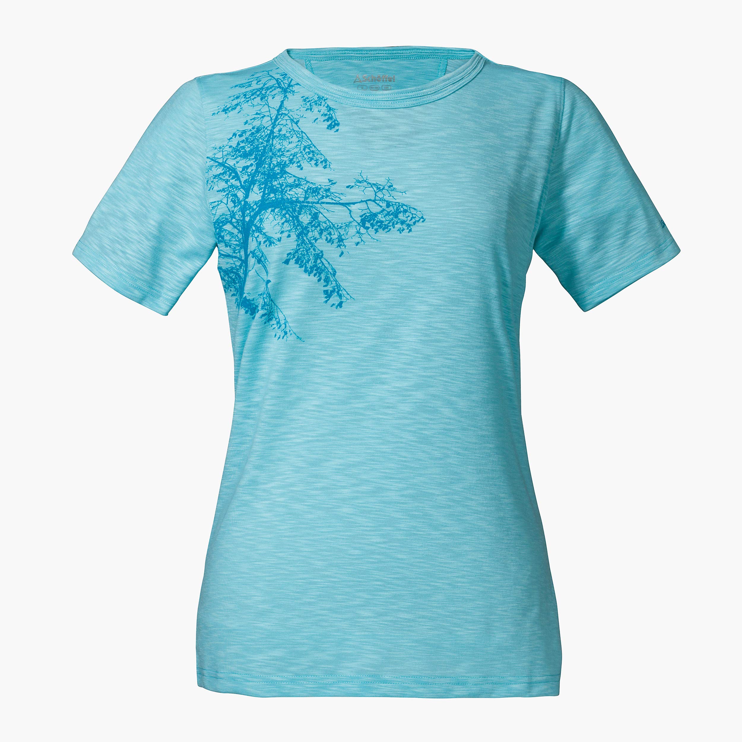 Schöffel Kinshasa3 T-Shirt Femme Angel Blue FR: 2XL (Taille Fabricant: 48)