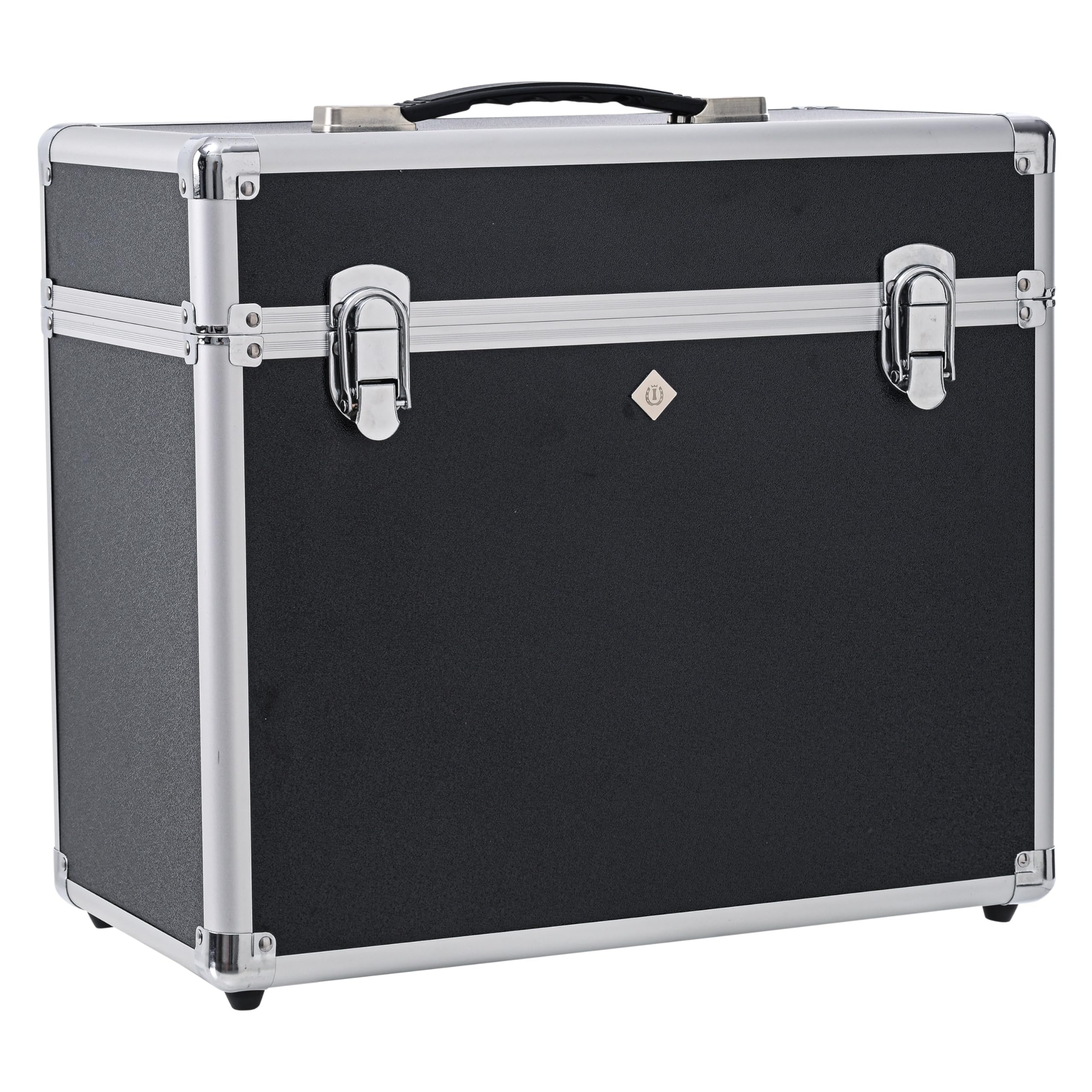 Imperial Riding Putzbox IRH Basic Slim Line, Schmale Grooming Box mit elastischer Innentasche und leichtem Design, Schwarz, 1SIZE