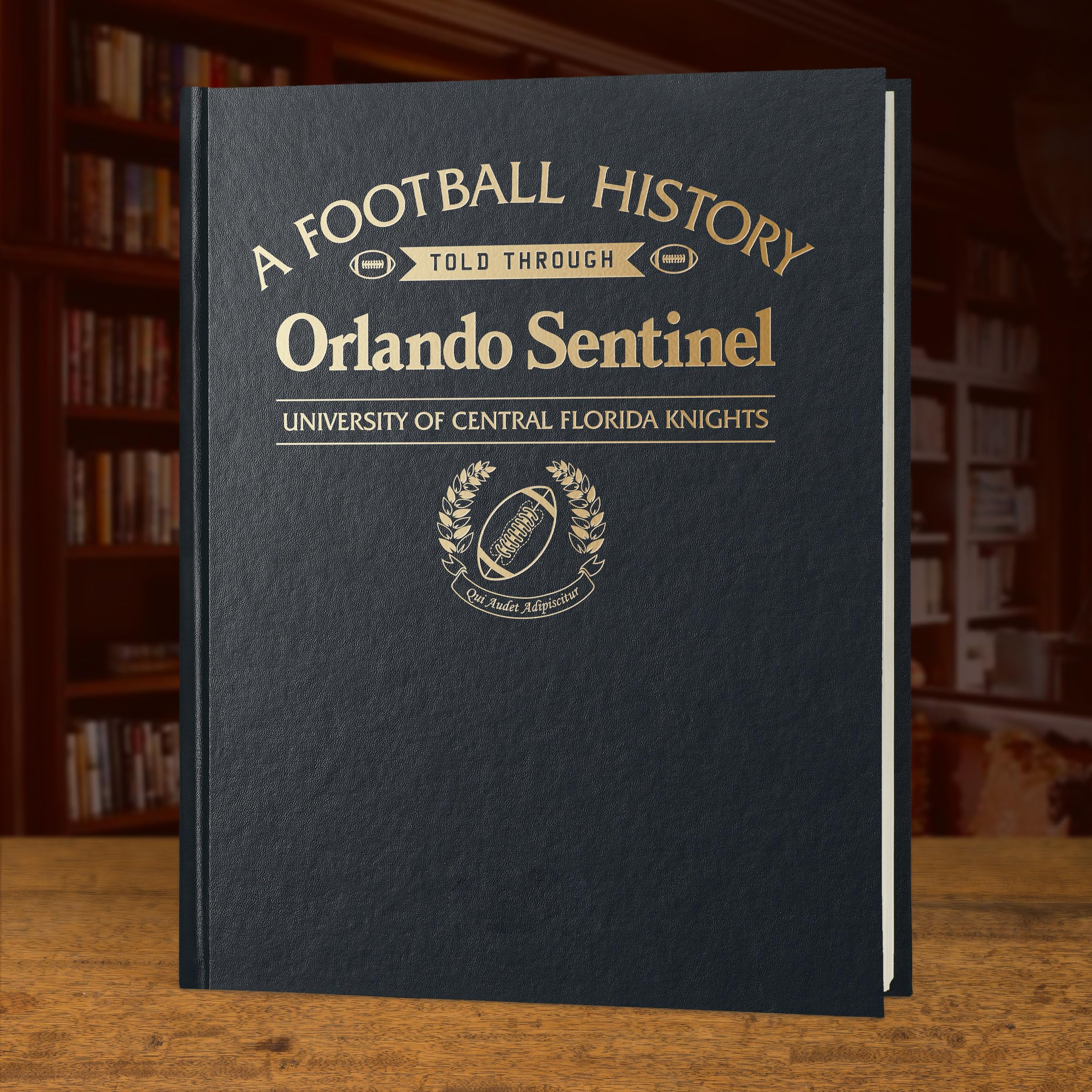 Signature Gifts Florida College Football - Libro de historia de periódicos personalizado, tamaño A3, tapa dura de lujo, para fanáticos del fútbol universitario, alumnos, regalo de recuerdo para