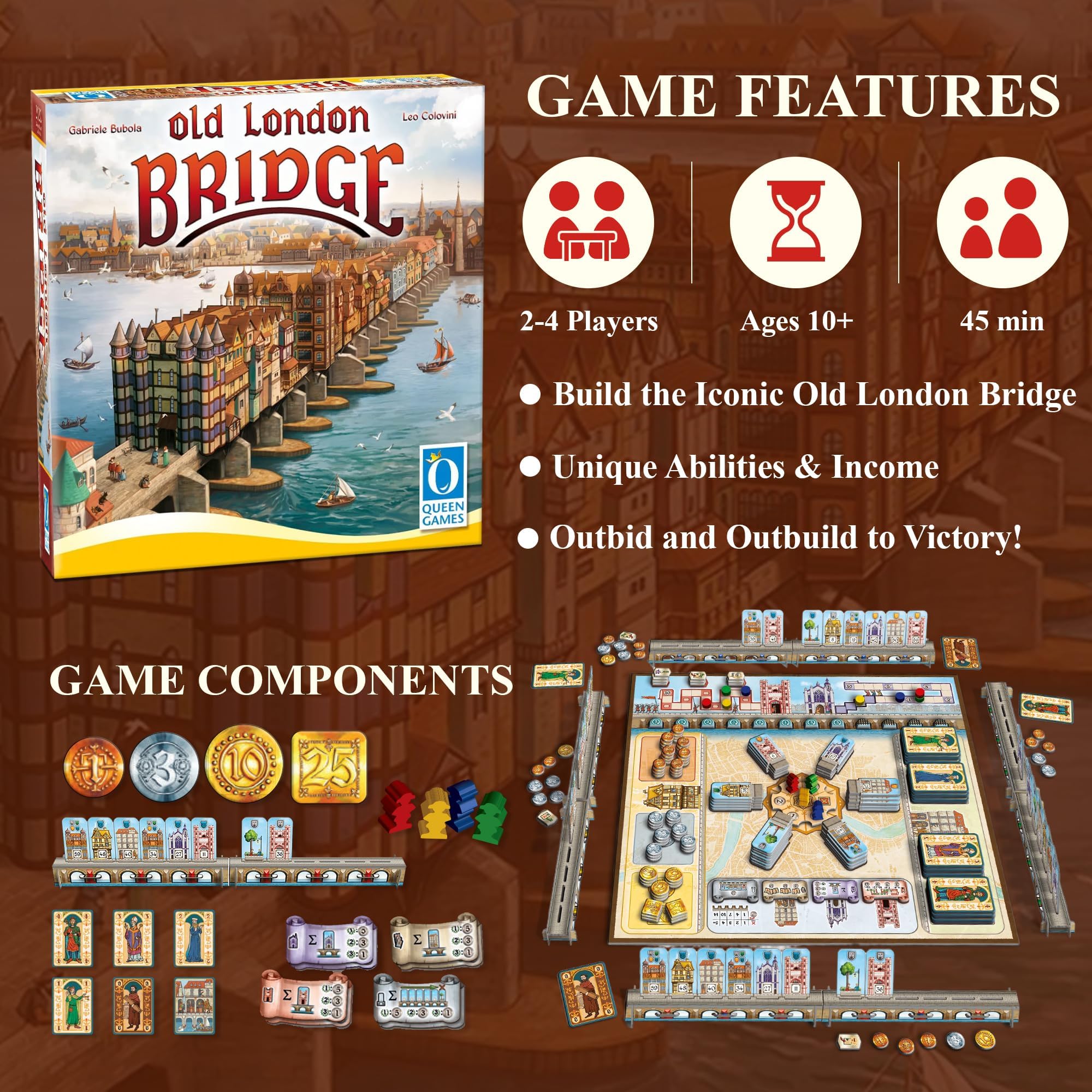 Old London Bridge, Multicoloured, Strategiespiel - Image 2