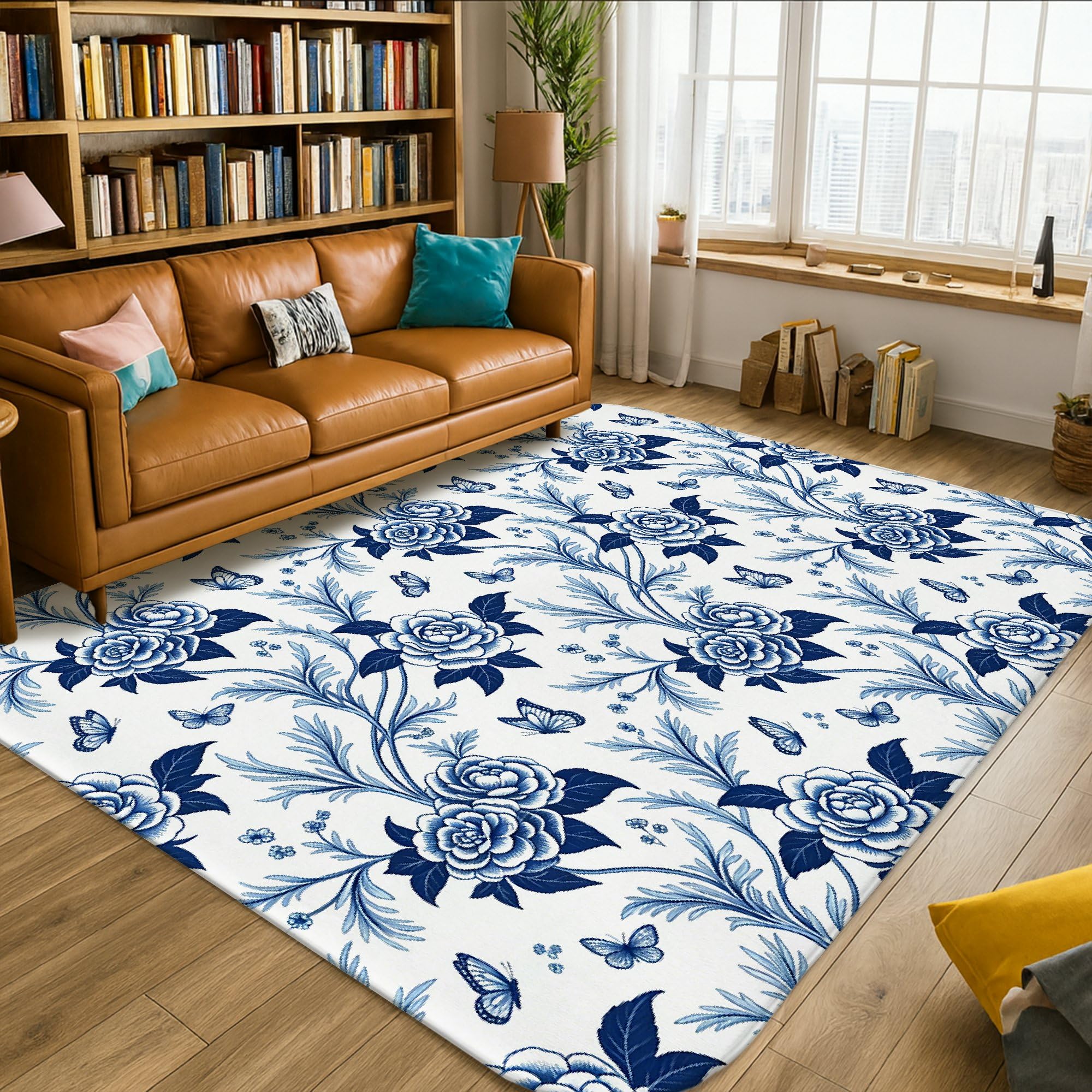 Tapis de sol antidérapant rectangulaire 1,5x2,1m pour chambre