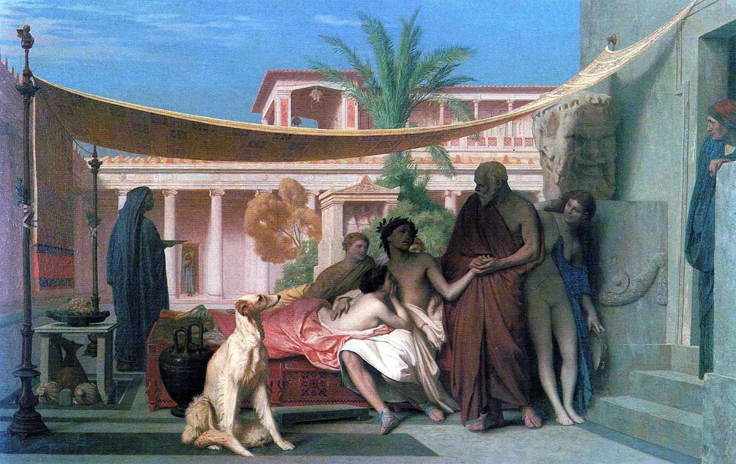 ARTXLXXBN Famous Painting Canvas Artwork Graffiti Print Painting Image Poster Canvas Picture by Jean Leon Gerome Portrait Canvas Image for Home Decor 60x90cm