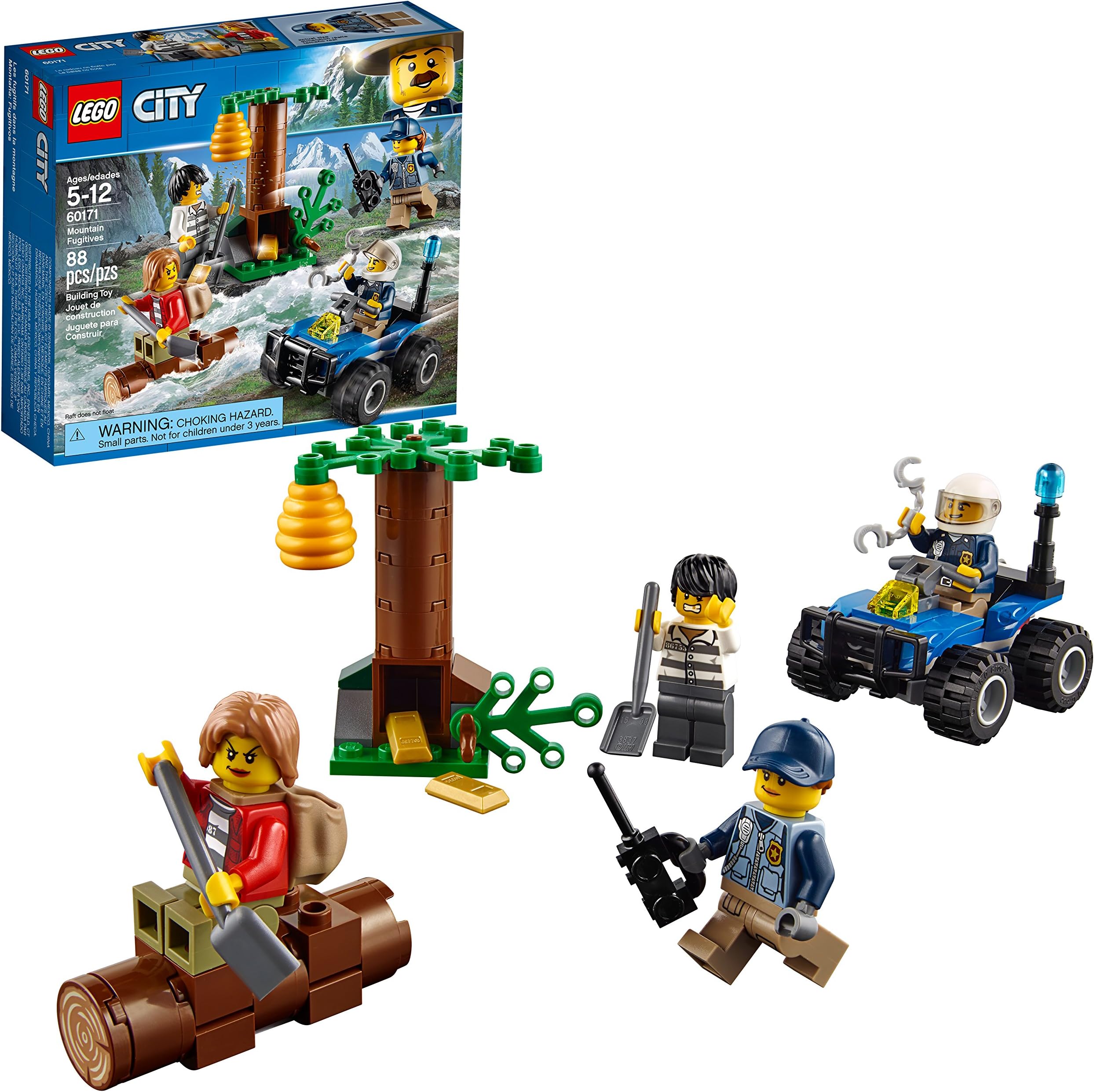City Mountain Fugitives 60171 Building Kit (88 Piece)