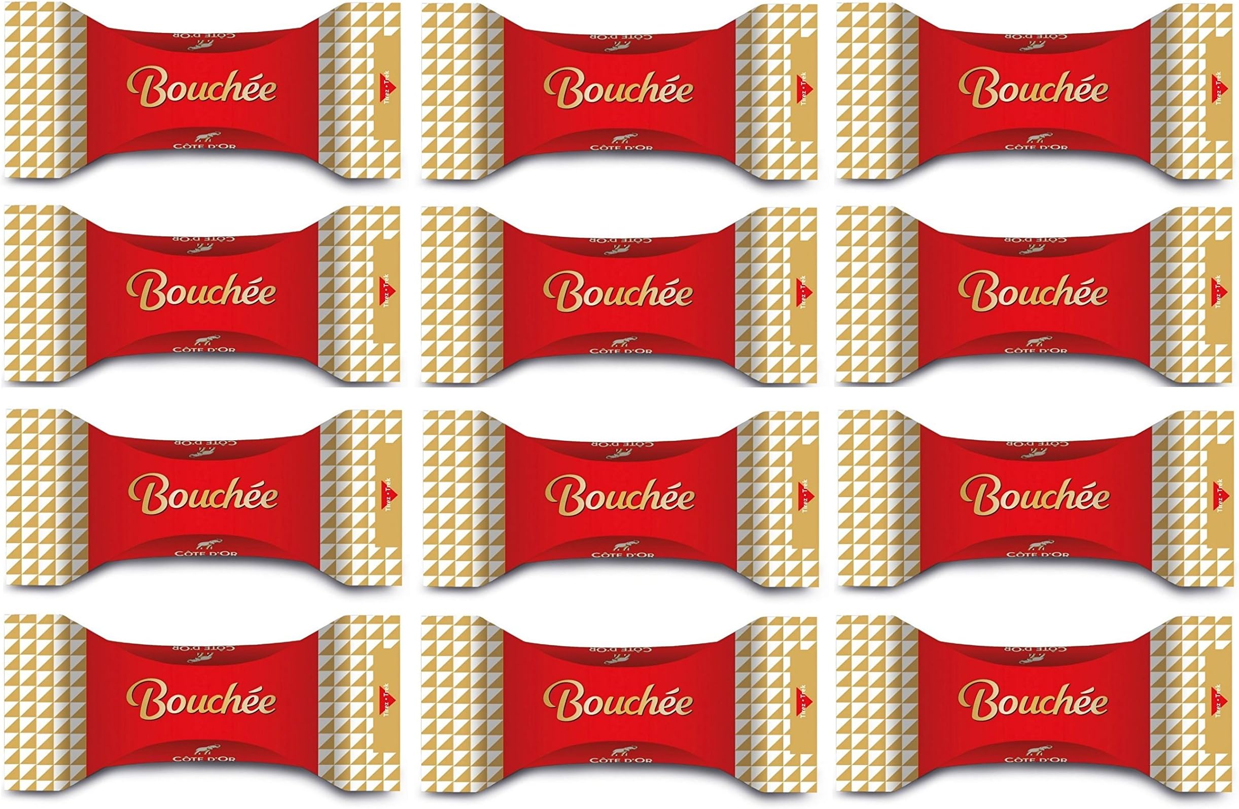 Milk Lait Melk - Bouchee Belgian Chocolates Cote d'Or 24g (Pack of 12)