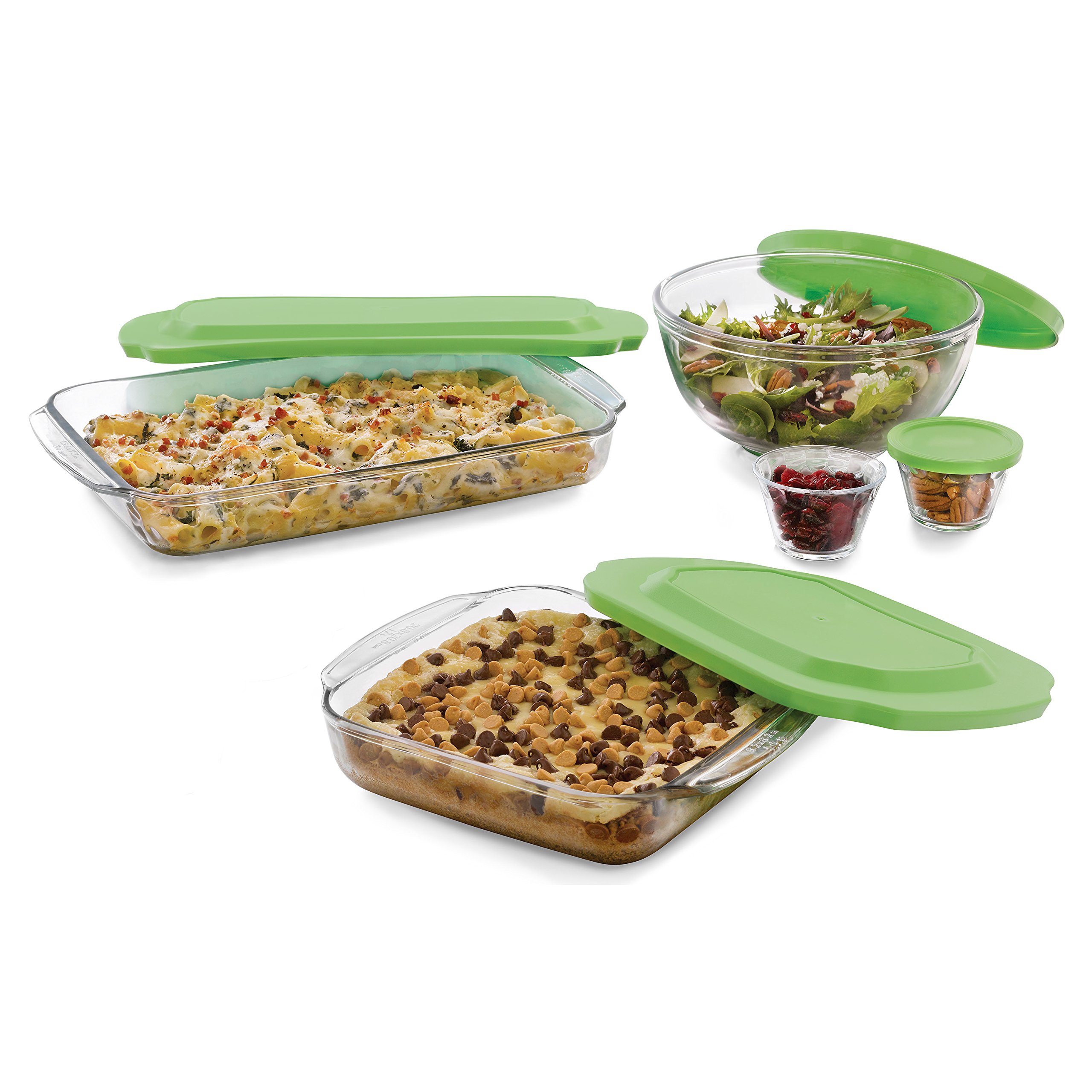 Libbey Bakers Basics Piece Glass Casserole Dish And Bakeware