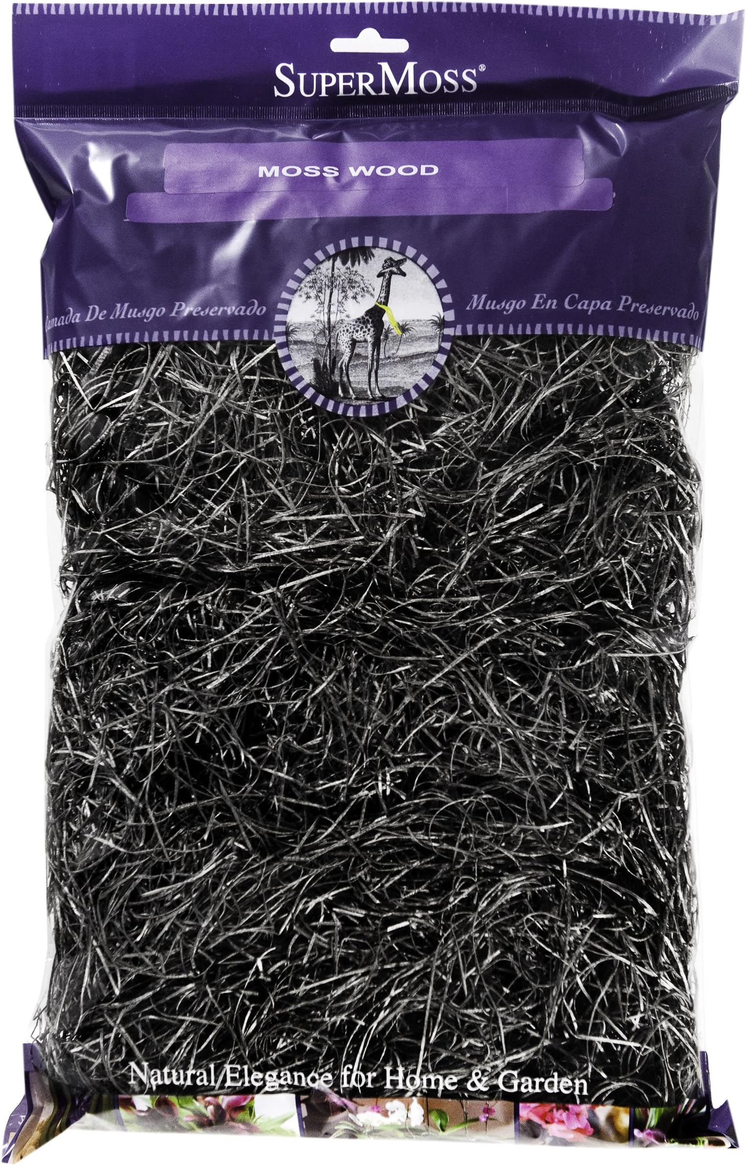 SuperMoss (21713 Aspen Wood Excelsior - Natural Wood Moss Filler for Gift Baskets, Chicken Nesting Boxes, Pet Hamster Bedding, Indoor Plants & Crafts, 200 Cu. in, Grey