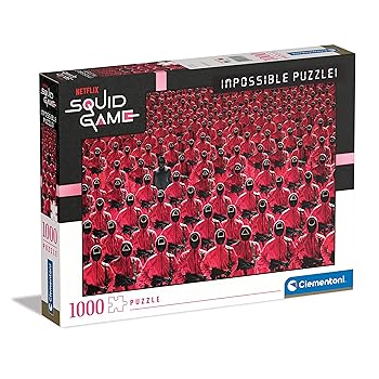 Clementoni 39695 Impossible Puzzle Squid Game 1000 Pieces