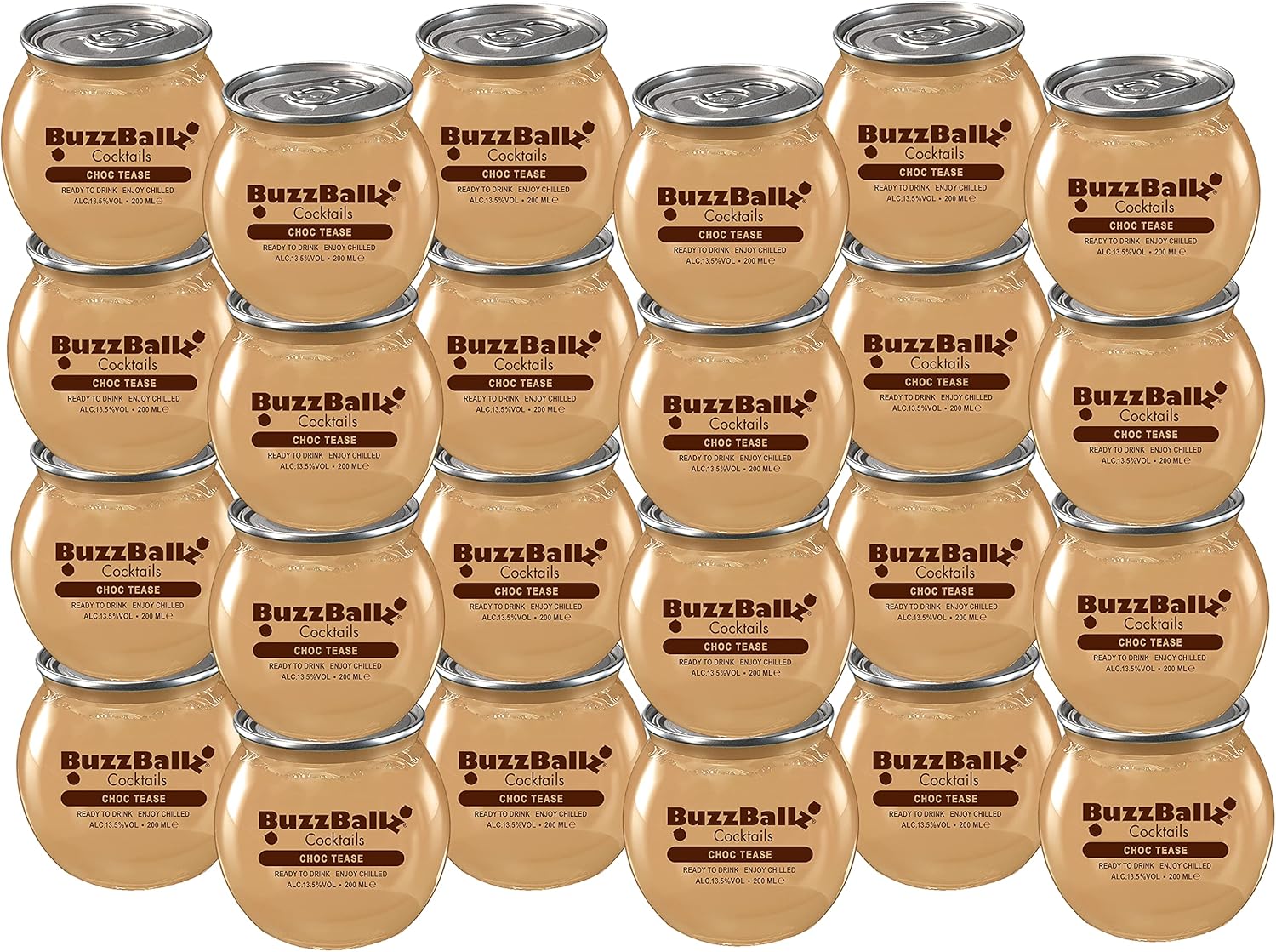 BuzzBallz Cocktails Choc Tease 200ml (13.5 ABV) PreMixed Cocktail