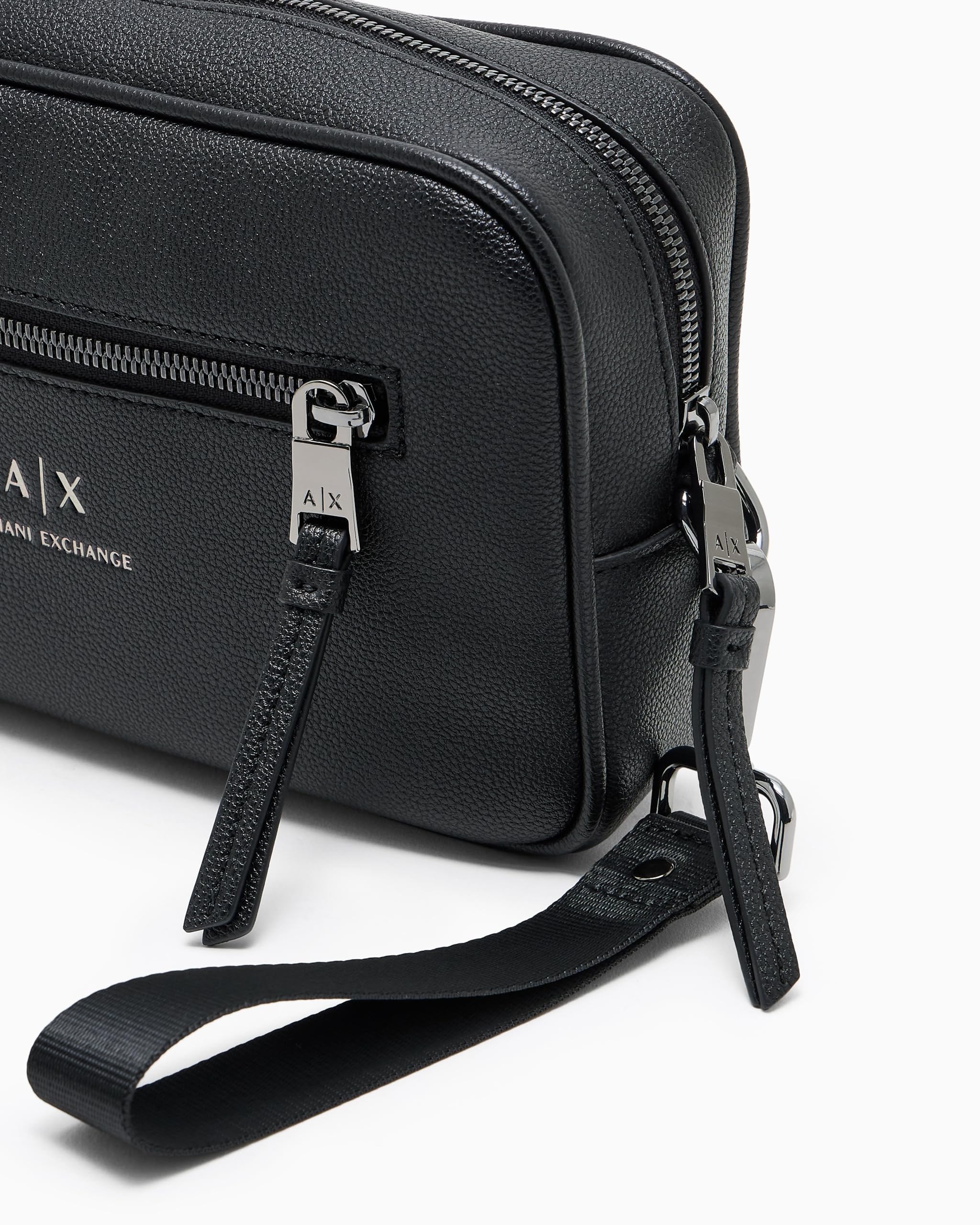 ARMANI EXCHANGE Borsa da toilette nero