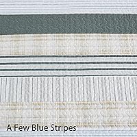 Vista 85 de Homzard King Size Quilt Set, Grey White Snowflake Striped Comforter Set,Cotton Gray Bedspread King Size, Lightweight Comforter Fall Bedding 3 Piece