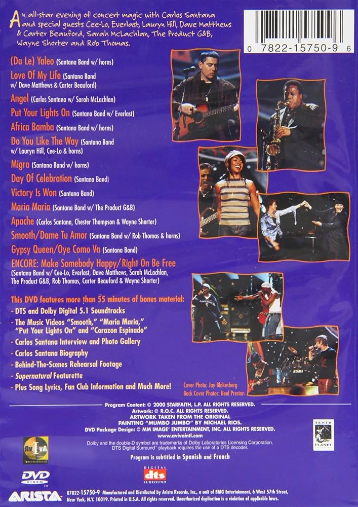 Amazon.com: Supernatural Live : Santana: Movies & TV