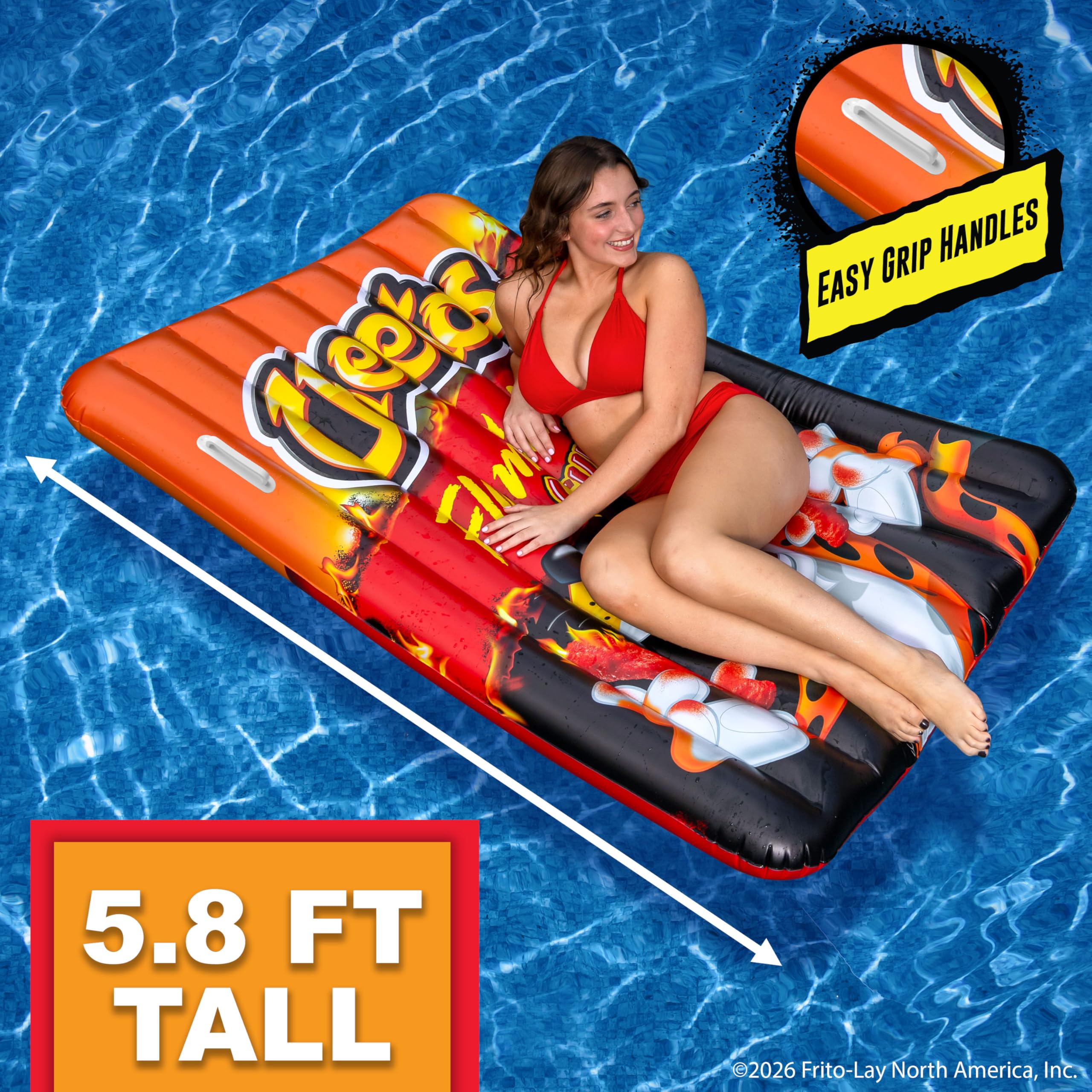 Amazon.com: Cheetos® Reversible Pool Float Double Sided Flamin