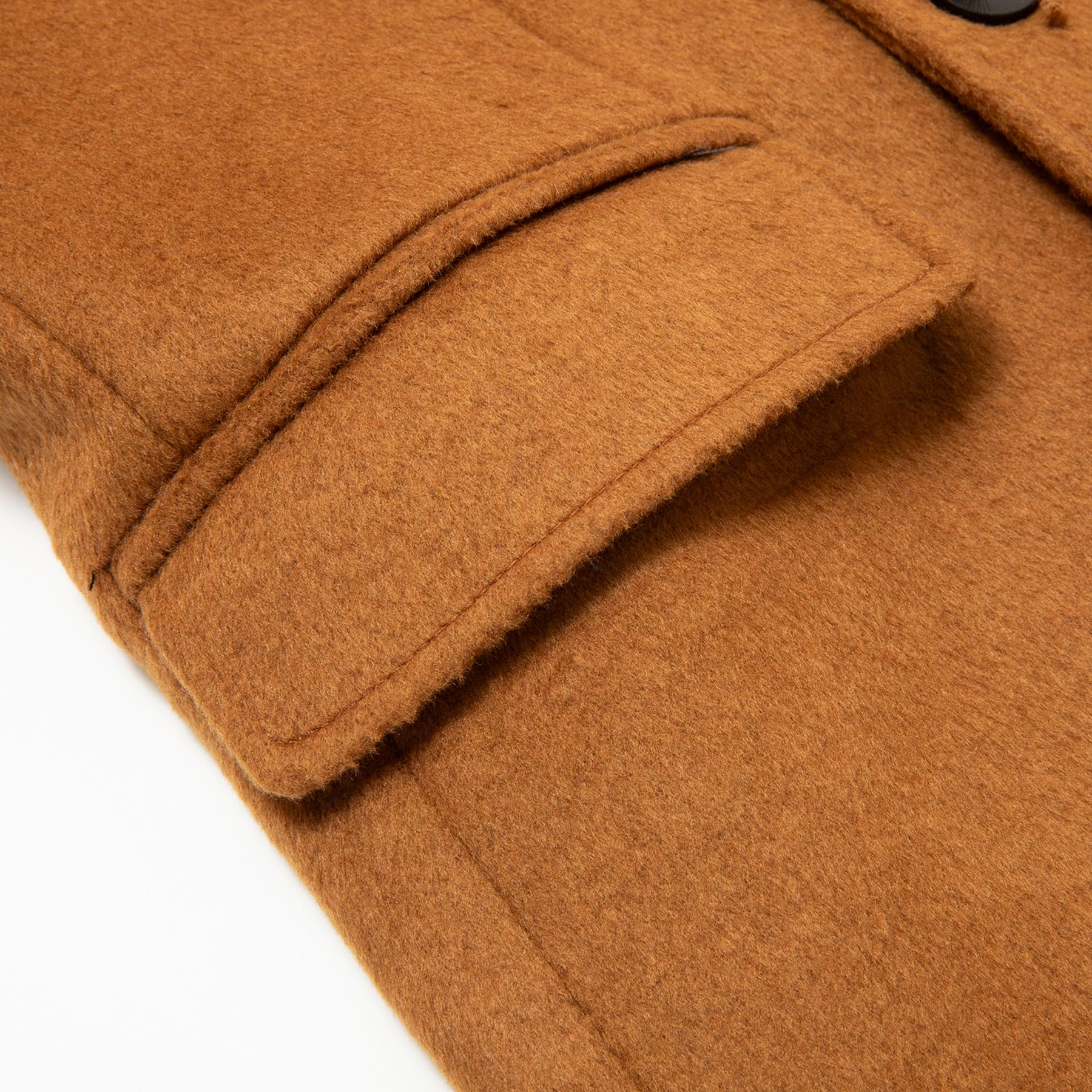 Allthemen Cappotto da Uomo Invernale Lungo Trench Coat Doppiopetto Caldo Casual Lana Coat Slim Fit Business Outerwear a Vento