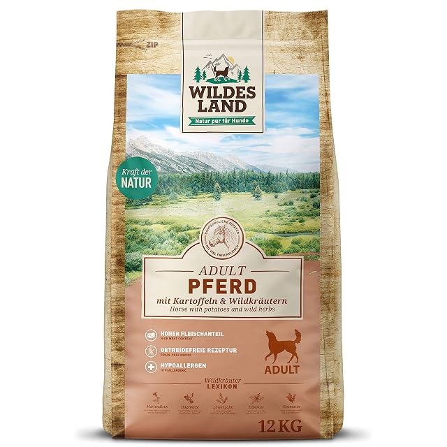 Wildes Land Pienso para Perro Sabor Caballo y Patatas 12 Kg