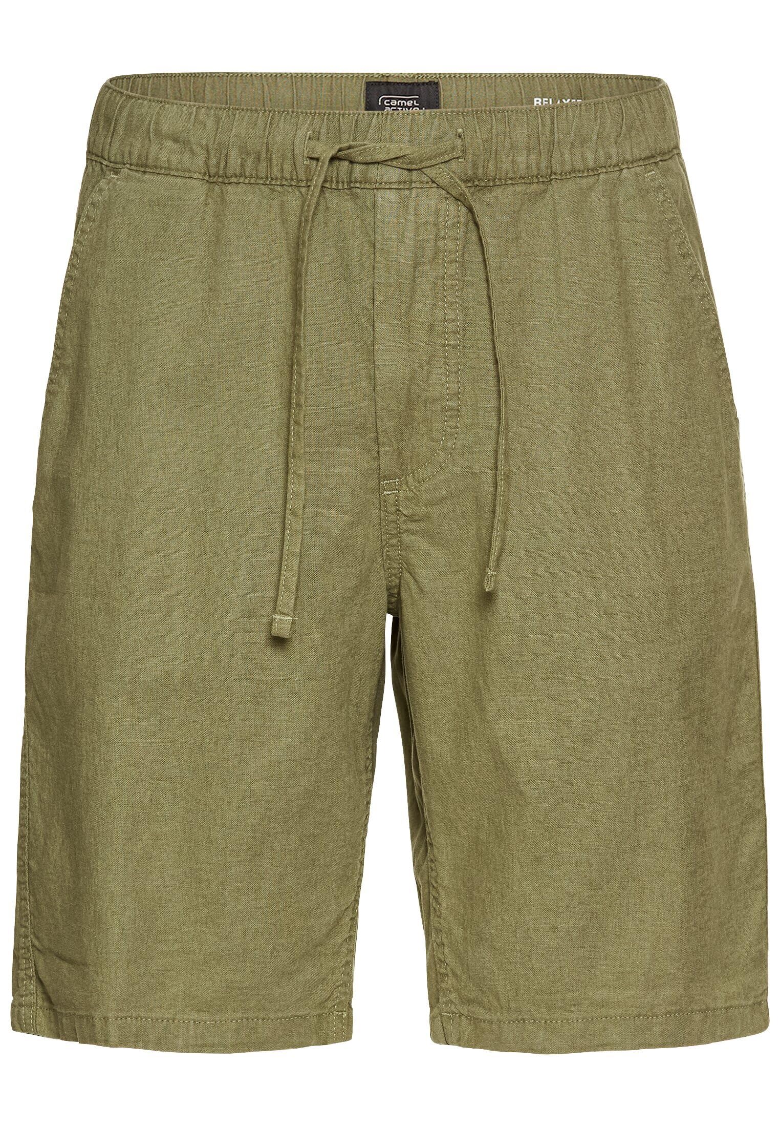 camel active Herren Chino Shorts mit elastischem Bund