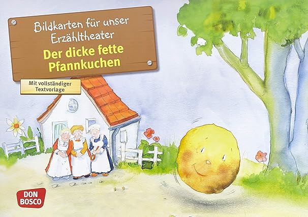 Der Dicke Fette Pfannkuchen Märchen Text Der dicke fette Pfannkuchen Kamishibai Bildkartenset. Entdecken