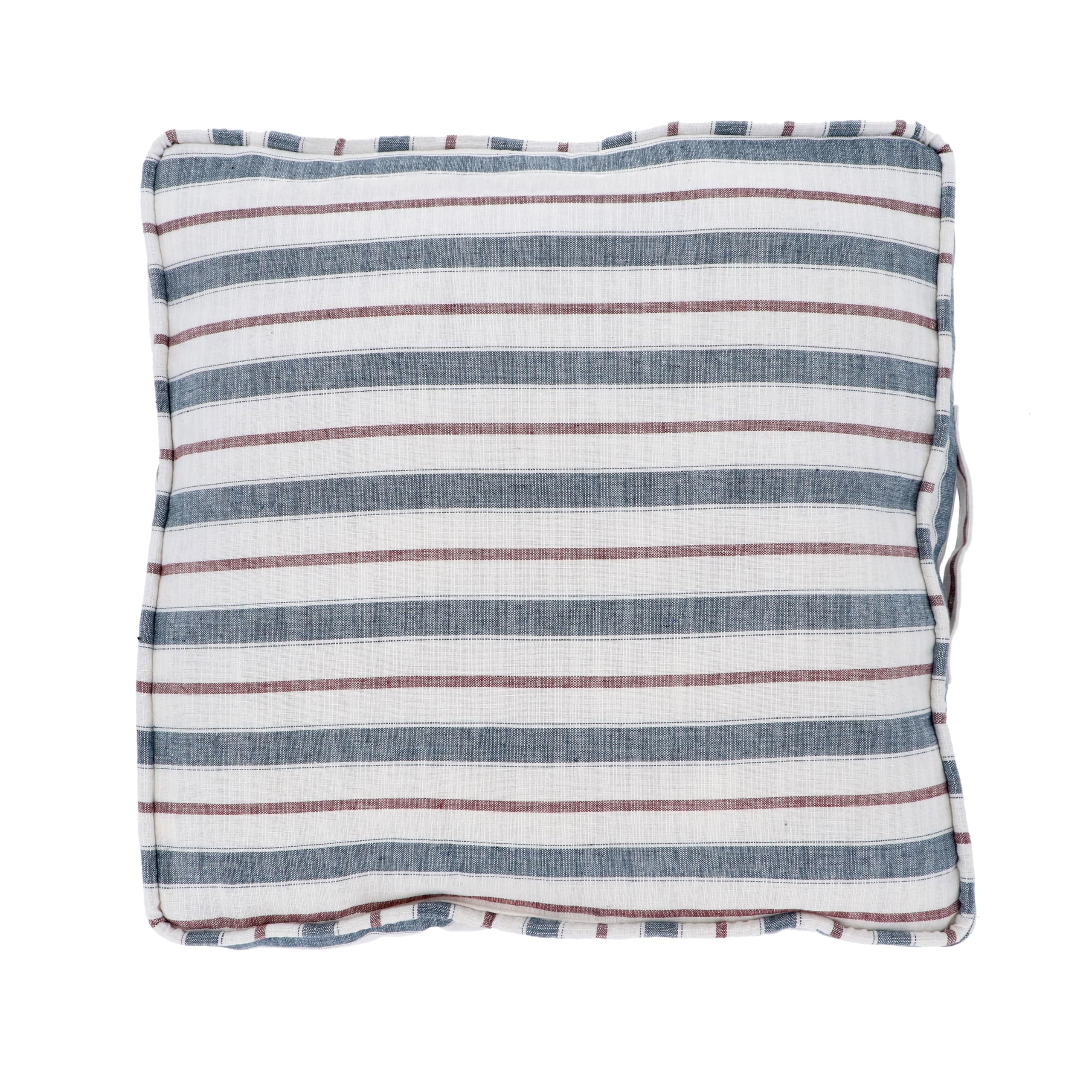Gisela Graham Nautical Striped Box Seat Cushion, 45 x 45 cm