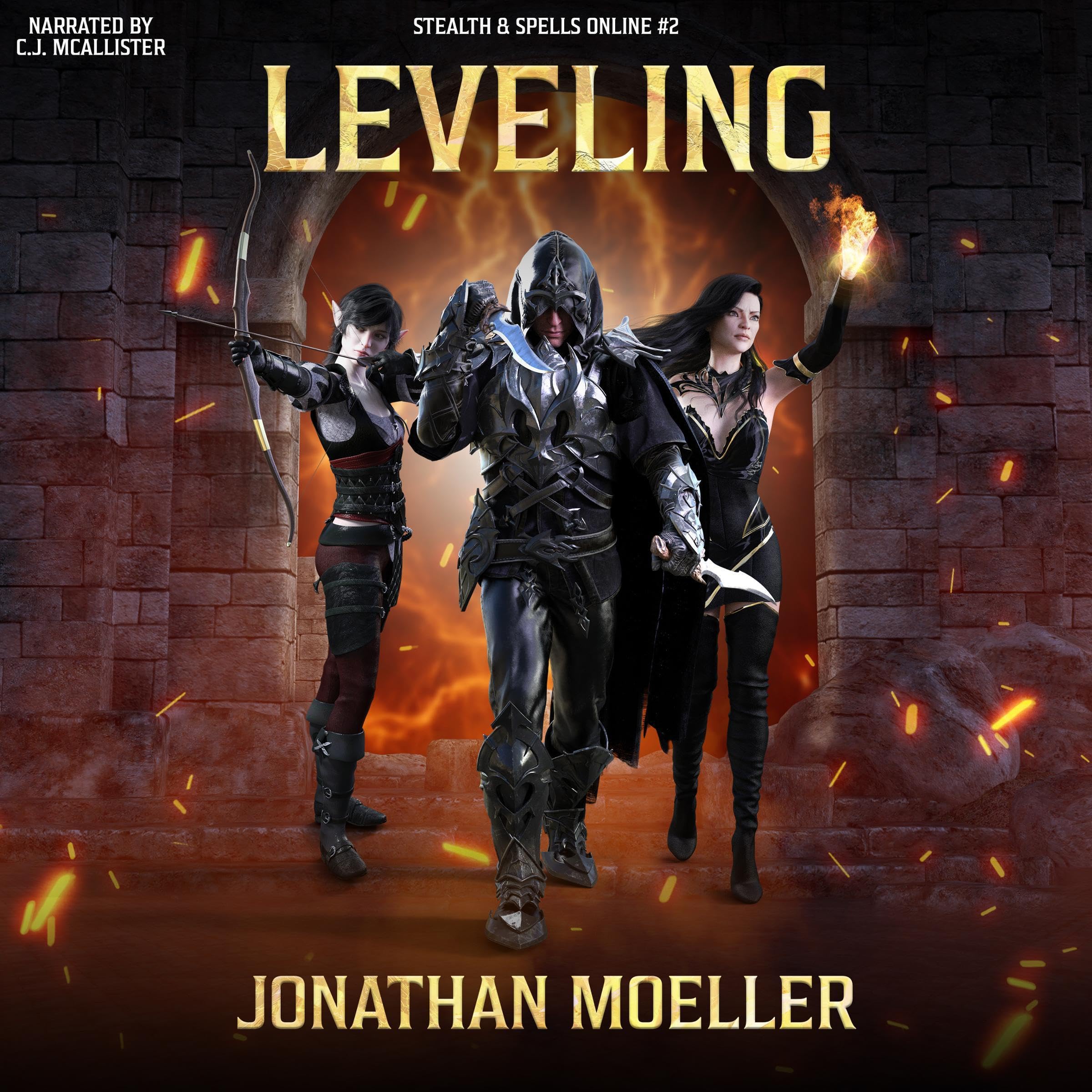 Cover art for Stealth & Spells Online: Leveling, Book 2
