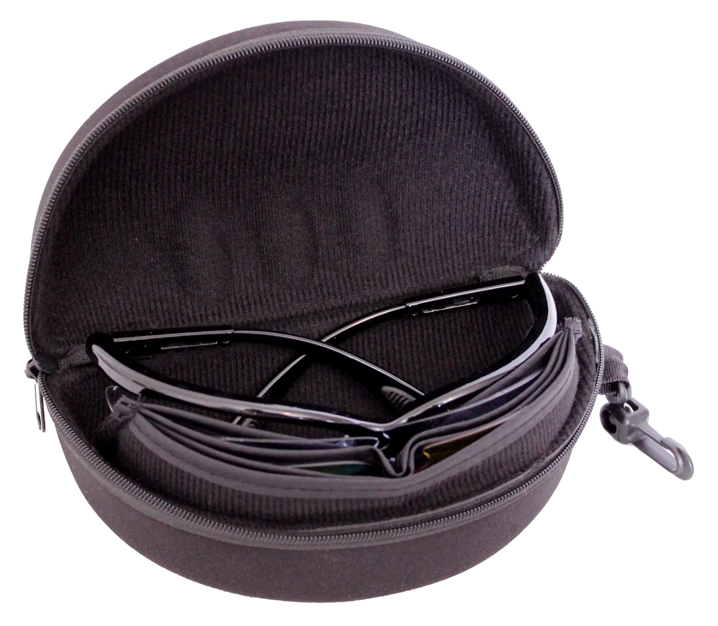 Python RG Multi Objektive Racquetball (Squash) Eye Schutz w/Freien Fall (Eyewear, Goggle, eyeguard) – Schwarz oder Weiß, schwarz