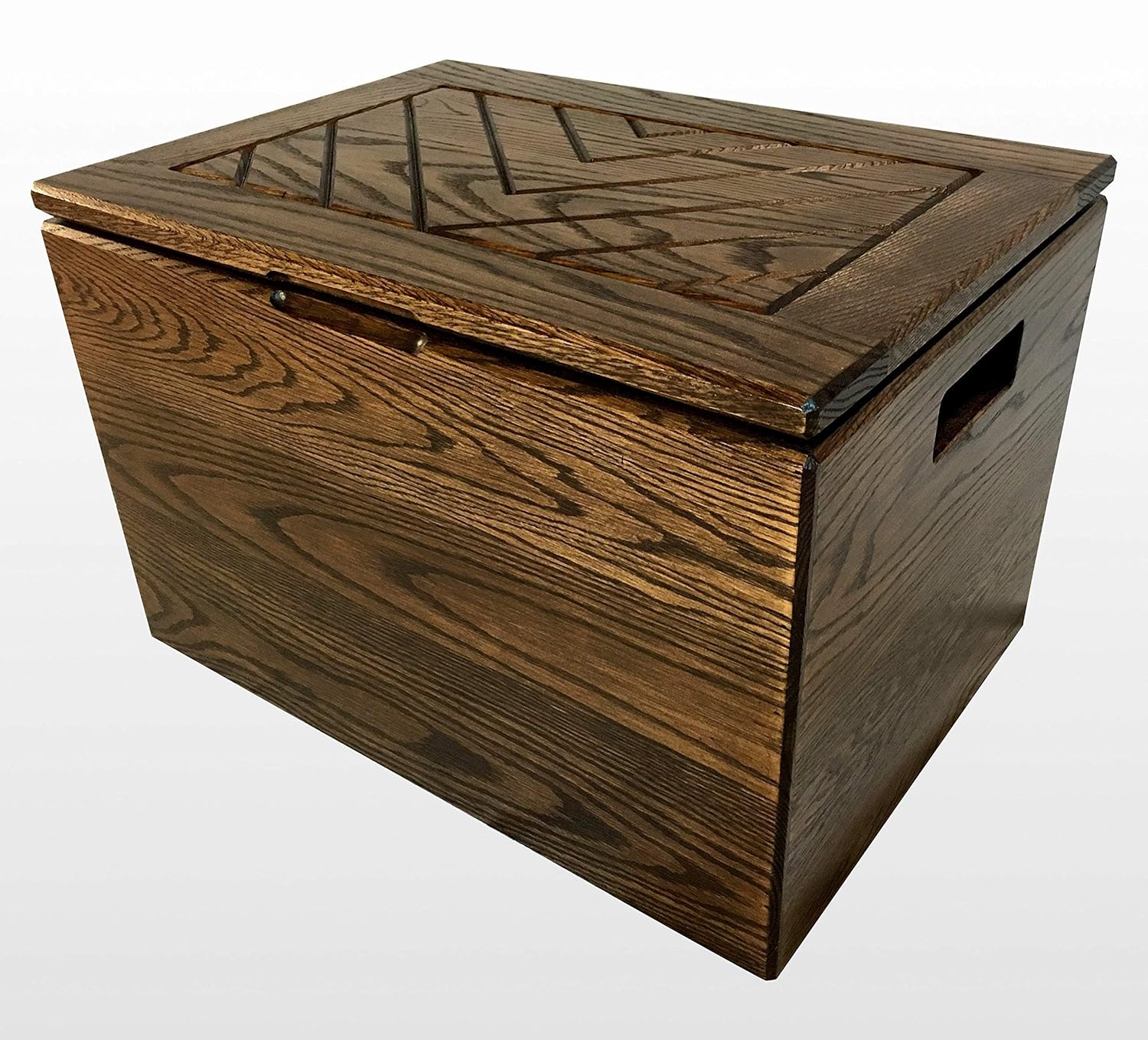 Wood Chest by CW Furniture in Espresso Toy Box Kids
