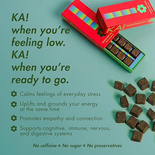 Miniatura 3 de KA Kanna Daily Chews – A base de plantas para adultos con extracto patentado de celetium de 30 mg – Vegano, sin azúcar, sin conservantes, sin
