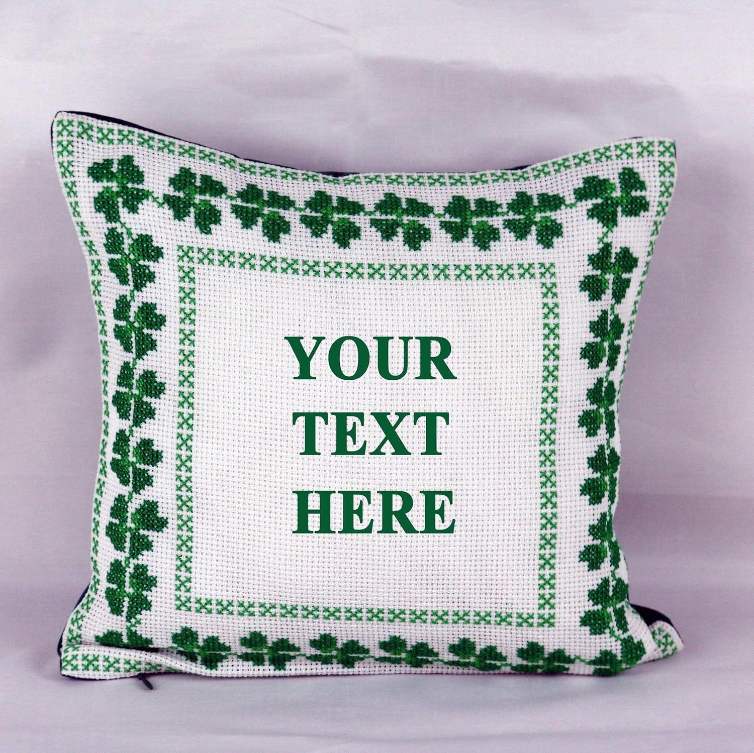 St Patricks Day Custom Hand Embroidered Pillow Covers