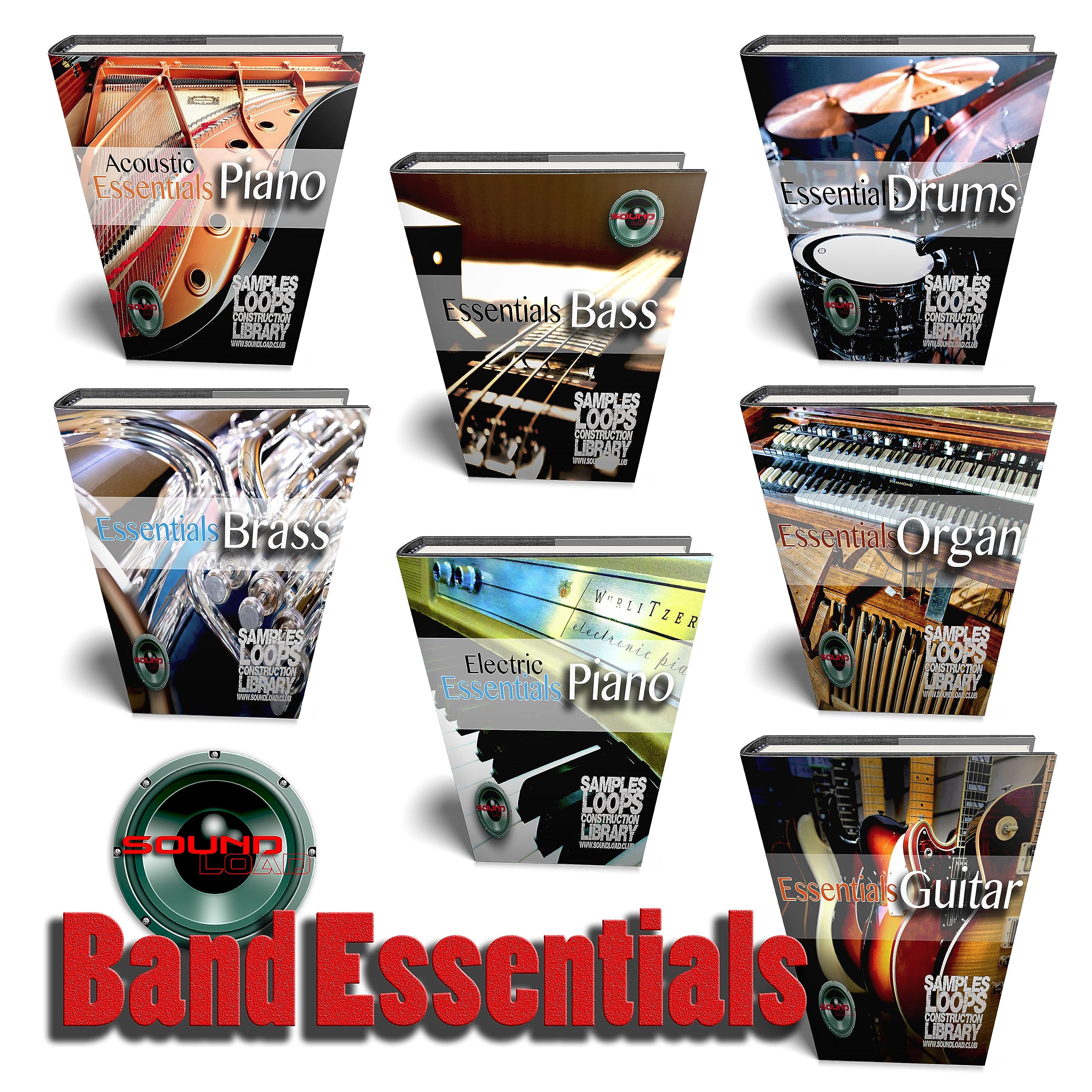 BAND Essentials MEGA Bundle - 7 grands échantillons d'ondes essentielles/bibliothèques de studio en boucle