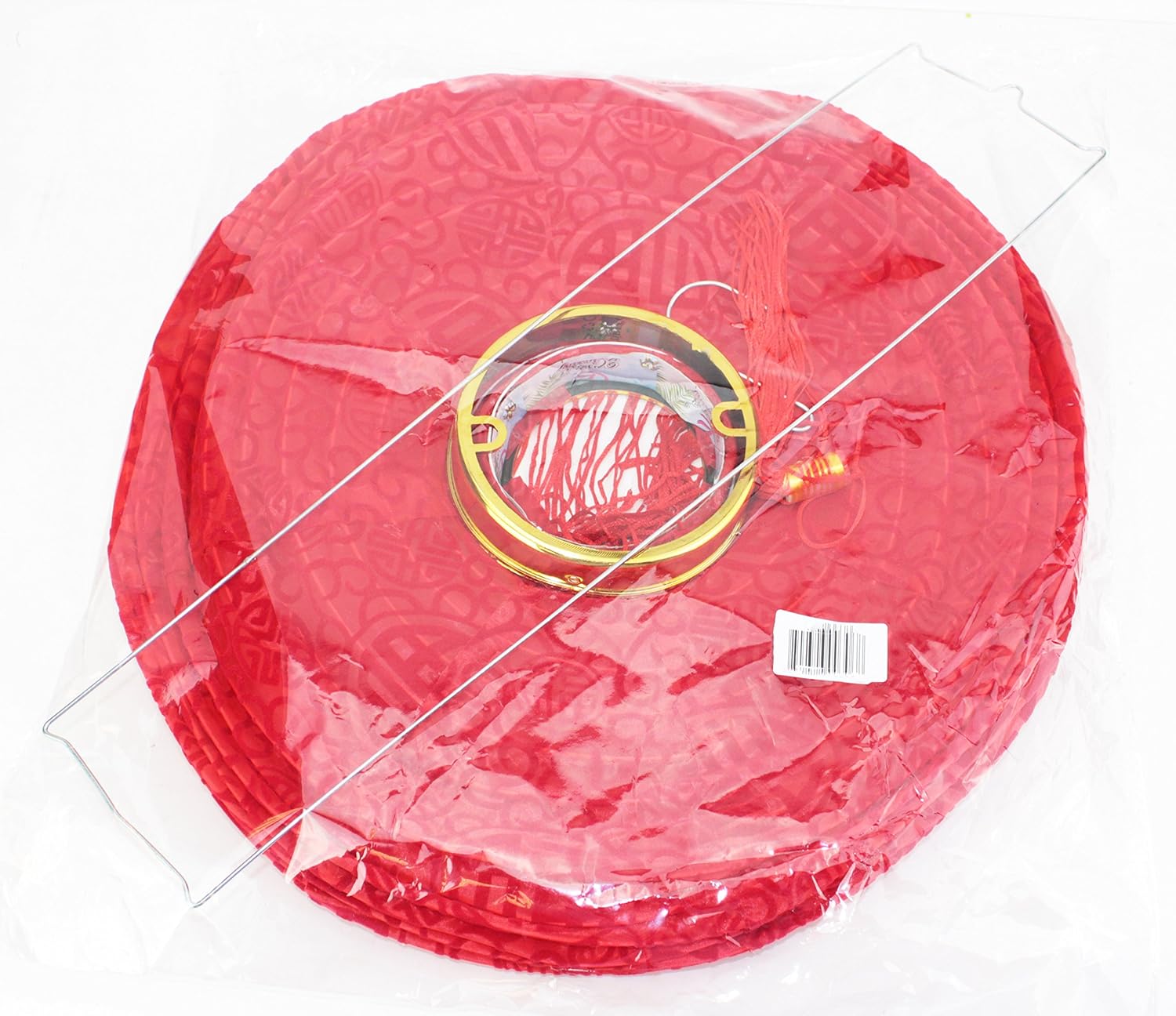 14" (Set of 10) Red Good Fortune (Fu) Oriental Chinese Japanese Red Fu Paper Lantern Festival Decoration For Wedding, New Year, Chinese Spring Festival, Celebration Party Decor ~ We Pay Your Sales Tax