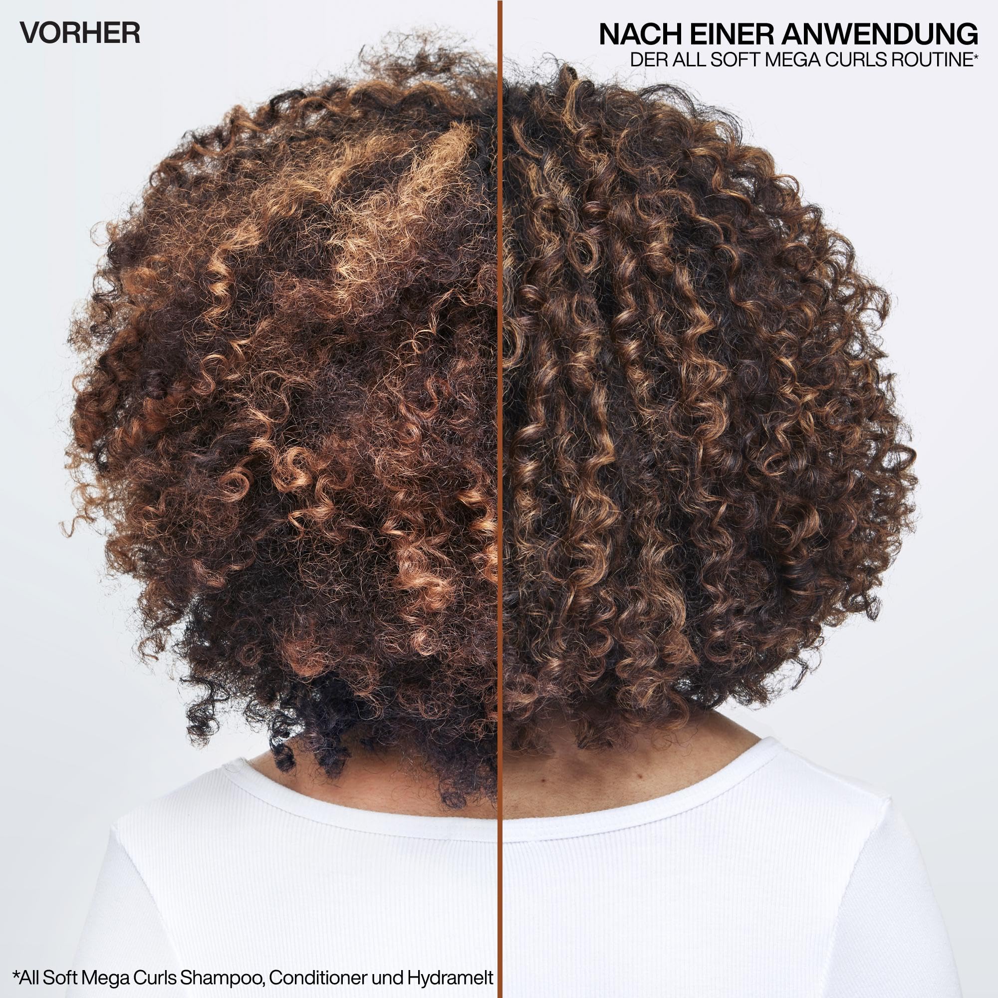 Redken Leave-In Haarcreme für lockiges oder krauses Haar, Belebt und hydratisiert trockenes Haar, Mit Aloe Vera, All Soft Mega Curls Hydramelt, 150 ml