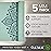 Gaiam Yoga Mat Premium Print Non Slip Exercise & Fitness Mat for All Types of Yoga, Pilates & Floor Workouts, Cool Mint Sundial, 68 Inch L x 24 Inch W x 5mm Thick