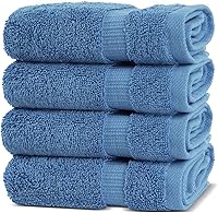 Vista 14 de Chakir Turkish Linens - Toallas turcas de 100% algodón, suaves y absorbentes (4 paños, color gris)