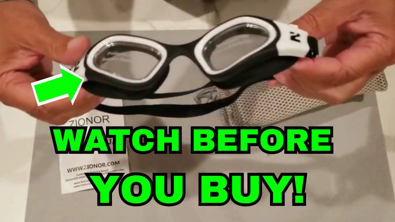 Watch ZIONOR Swim Goggles Review on Amazon Live