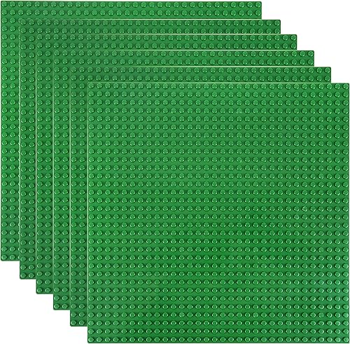 LP Design Placas base de ladrillo  Placa base 100% compatible con las principales marcas de ladrillos de construcción  Paquete premium de 6 placas